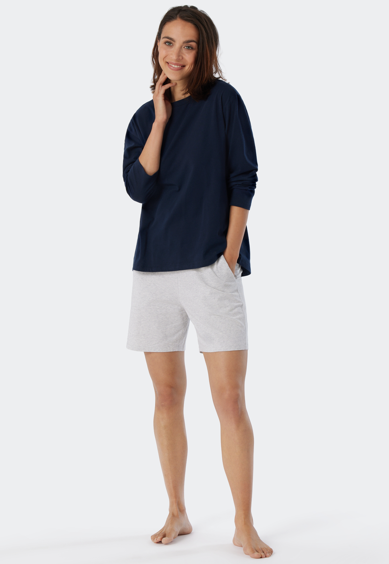 Shirt langarm dunkeblau - Mix+Relax 44 Shirt langarm dunkeblau - Mix+Relax 44 von Schiesser