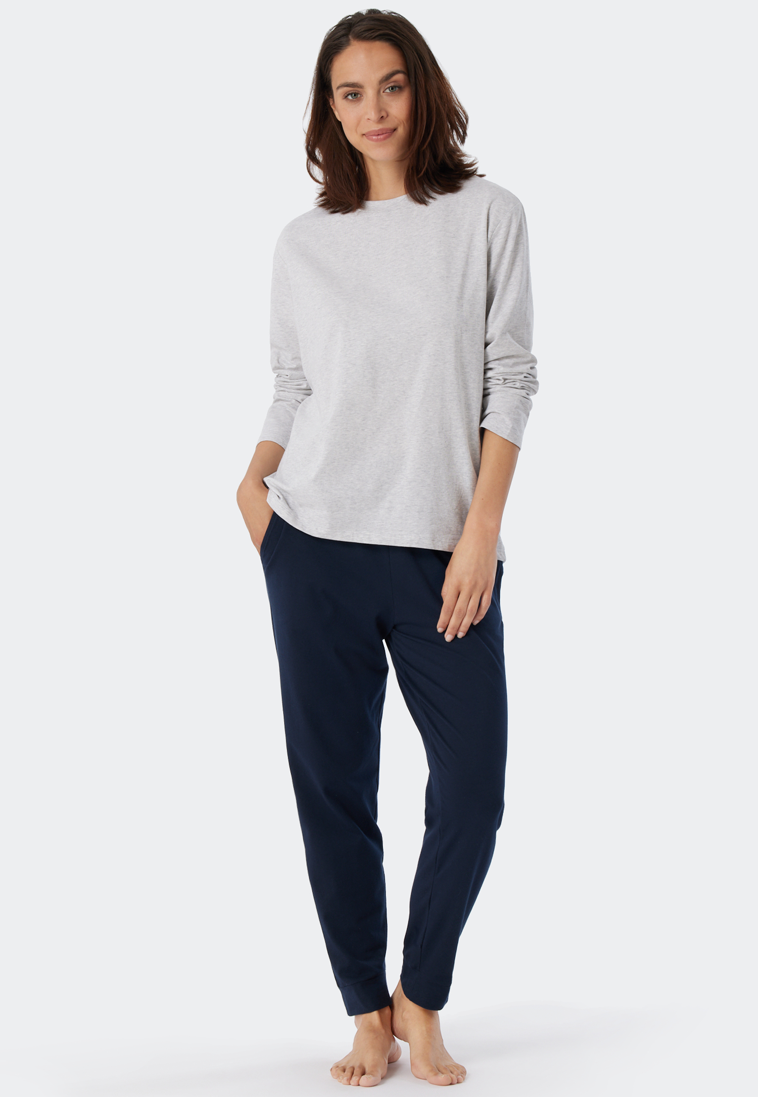 Shirt langarm grau meliert - Mix+Relax 40 Shirt langarm grau meliert - Mix+Relax 40 von Schiesser