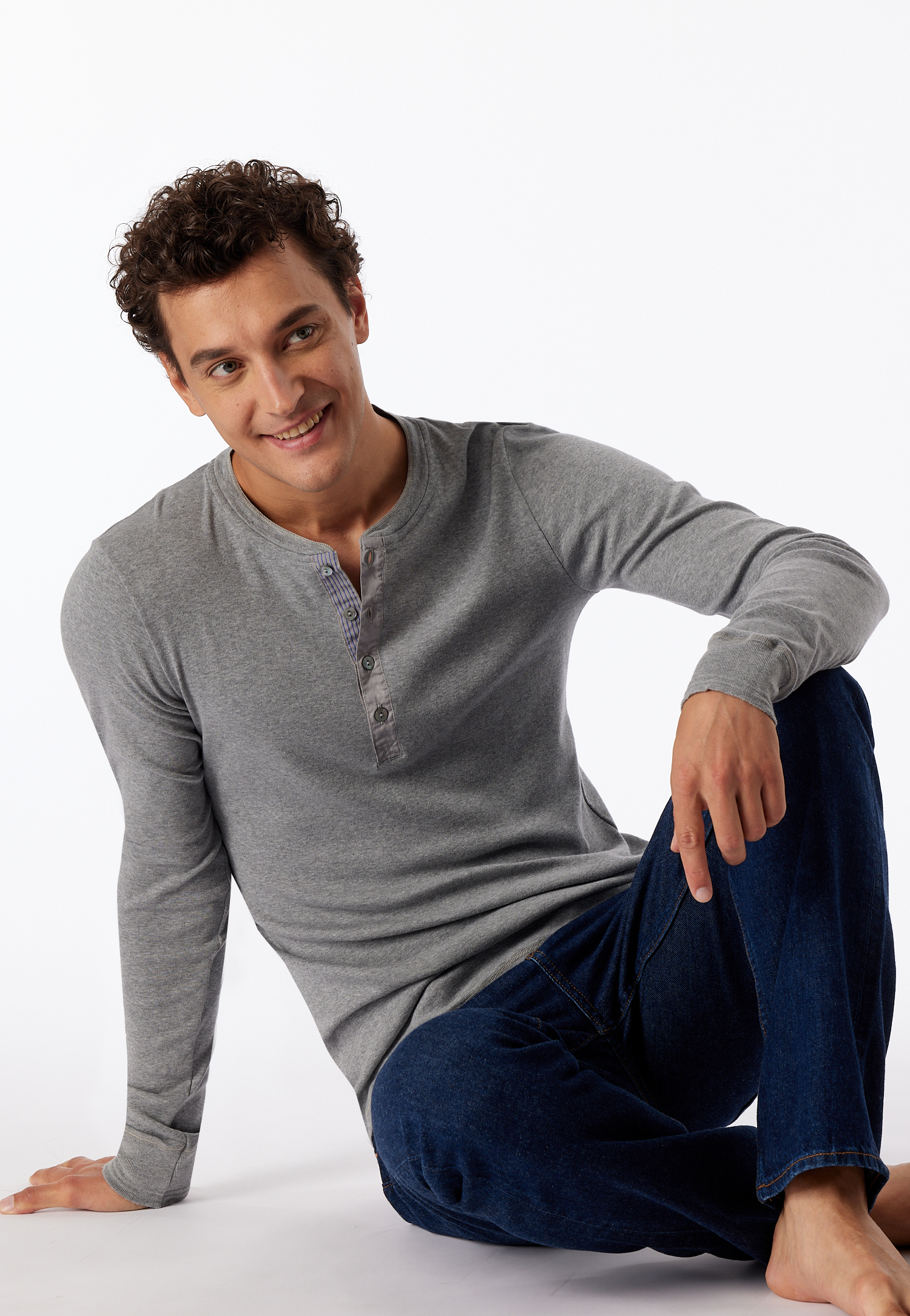 Shirt langarm grau meliert - Revival Karl-Heinz 6 Shirt langarm grau meliert - Revival Karl-Heinz 6 von Schiesser