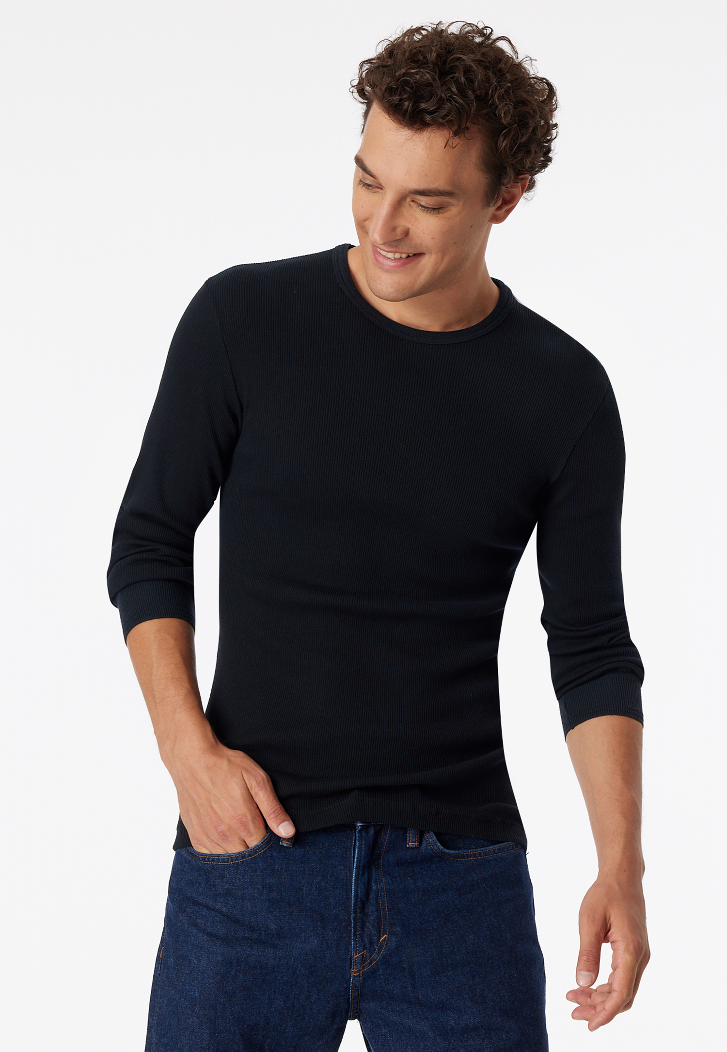 Shirt langarm schwarz - Revival Friedrich 6 Shirt langarm schwarz - Revival Friedrich 6 von Schiesser