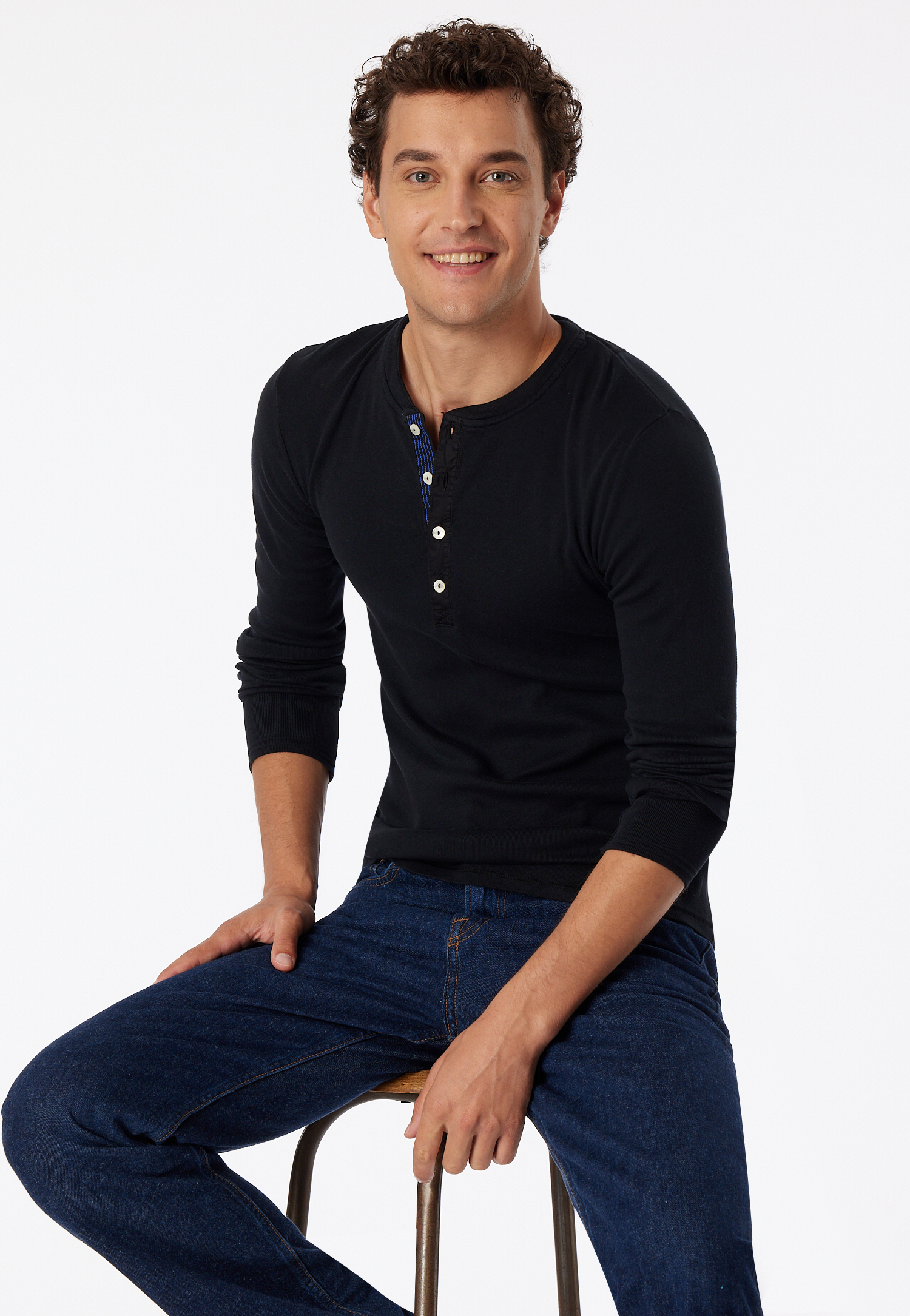 Shirt langarm schwarz - Revival Karl-Heinz 5 Shirt langarm schwarz - Revival Karl-Heinz 5 von Schiesser