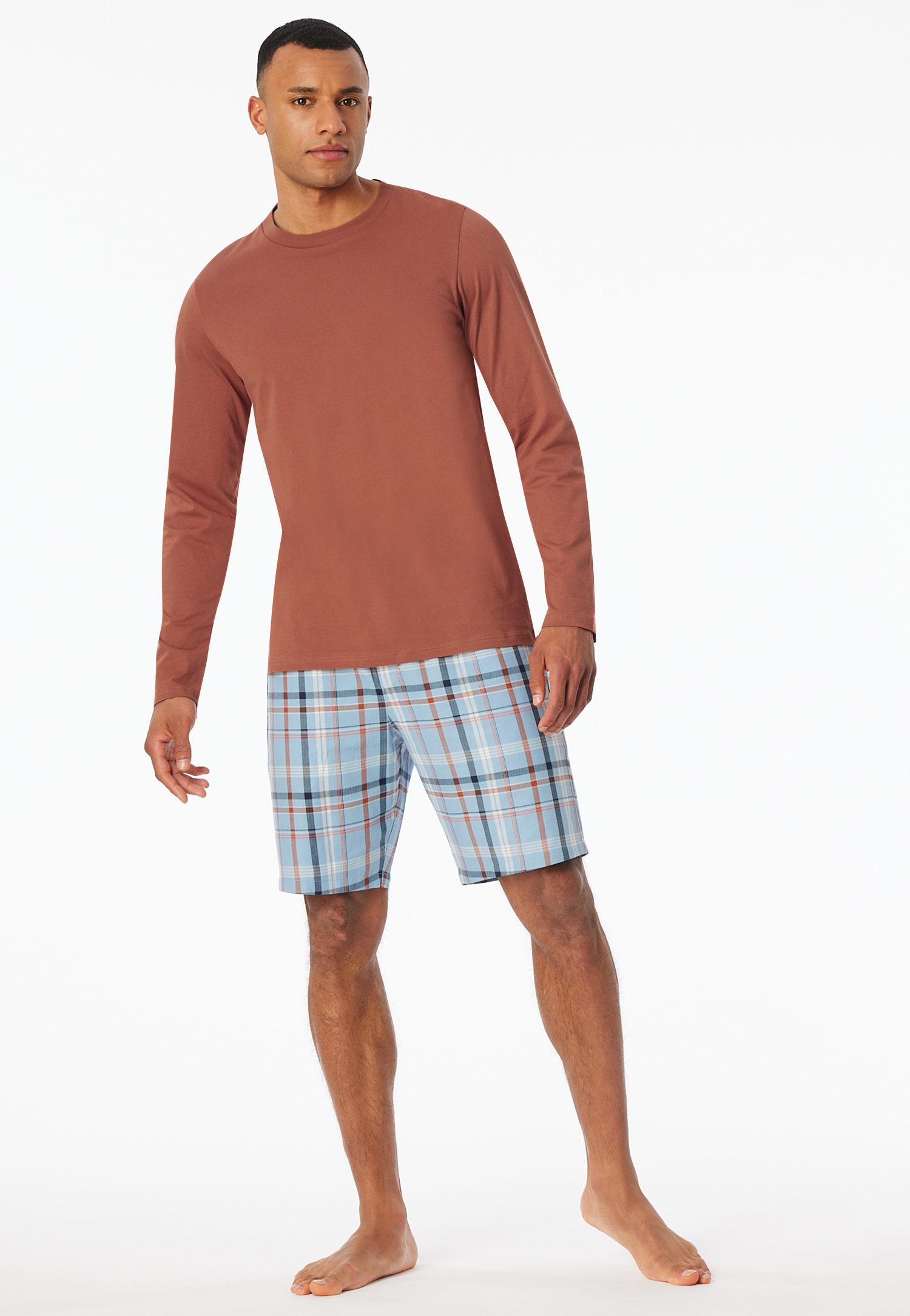 Shirt langarm terracotta - Mix+Relax 50 Shirt langarm terracotta - Mix+Relax 50 von Schiesser