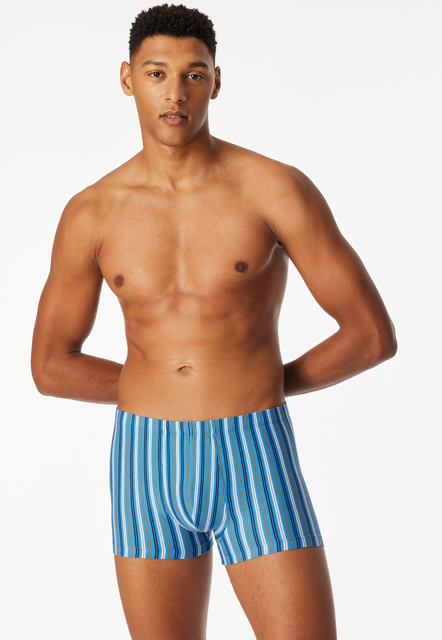 Shorts 3er-Pack Organic Cotton uni/geringelt mehrfarbig - 95/5 10 Shorts 3er-Pack Organic Cotton uni/geringelt mehrfarbig - 95/5 10 von Schiesser