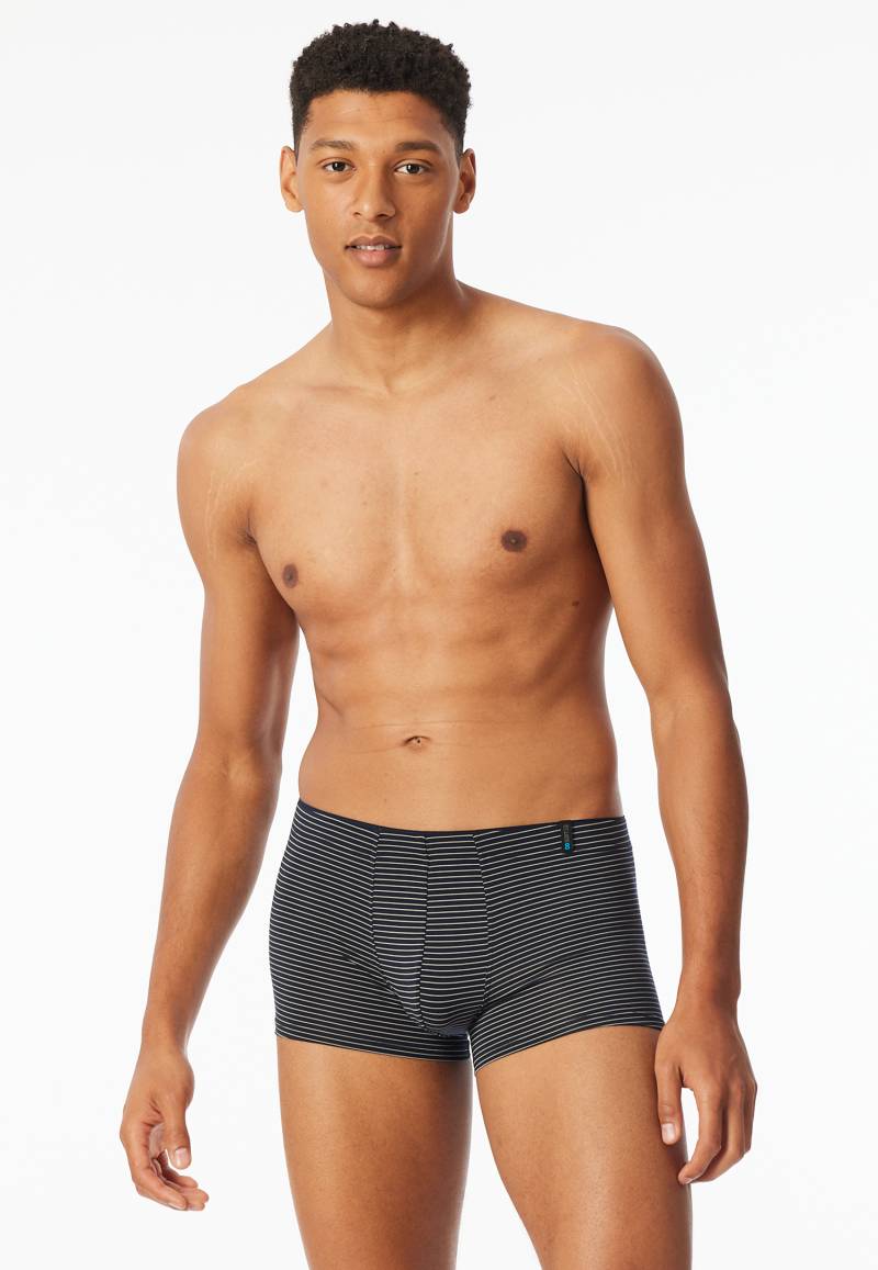 Shorts Modal Streifen nachtblau - Long Life Soft 7 von Schiesser