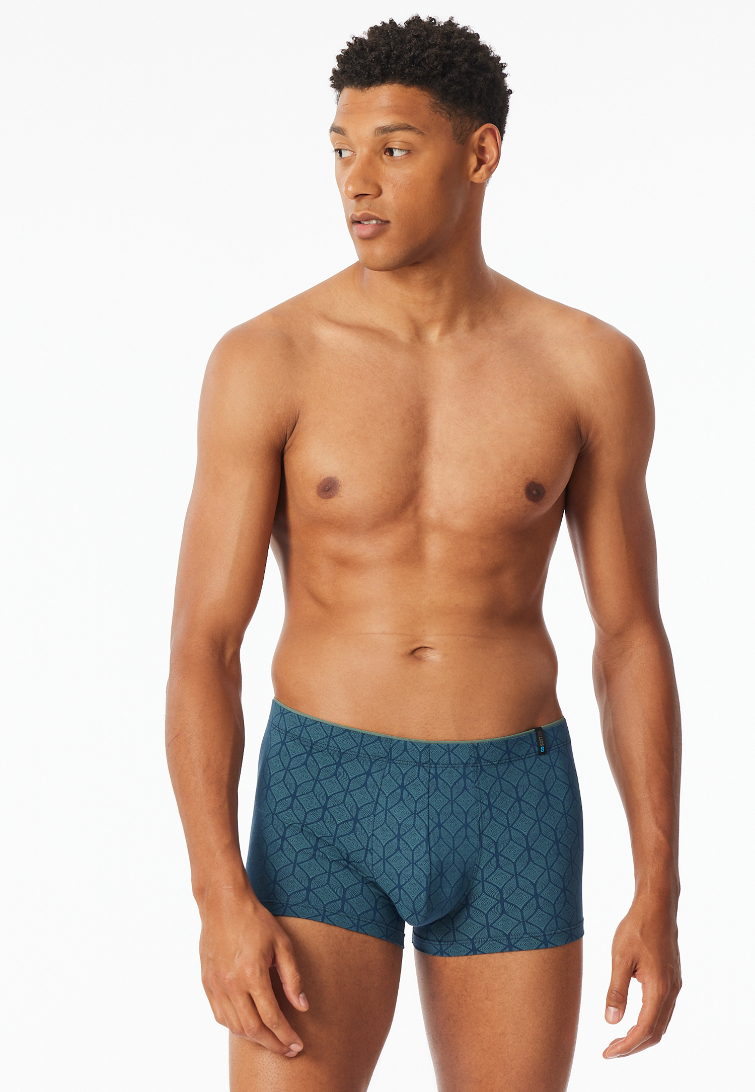 Shorts Modal gemustert khaki - Long Life Soft 5 Shorts Modal gemustert khaki - Long Life Soft 5 von Schiesser