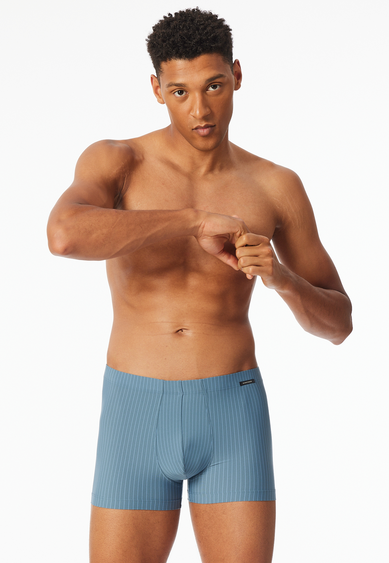 Shorts atlantikblau gestreift - Pure Micro 4 Shorts atlantikblau gestreift - Pure Micro 4 von Schiesser