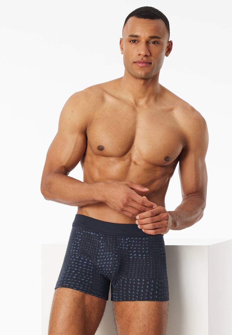 Shorts graphit gemustert - Fine Interlock 7 von Schiesser