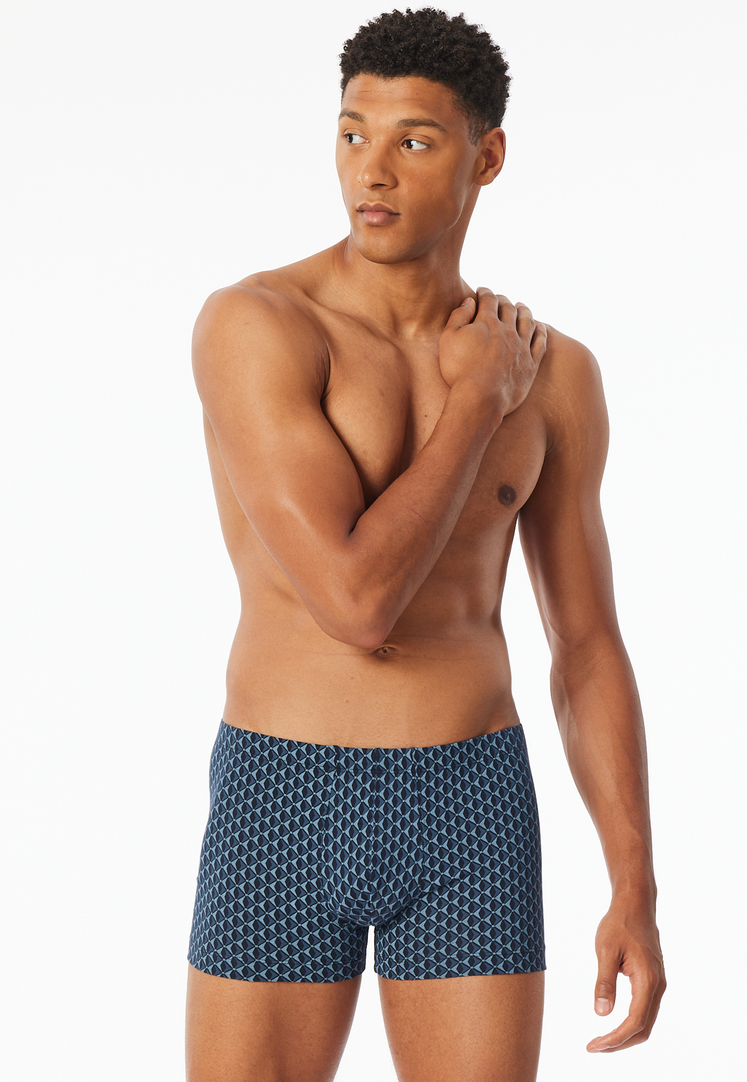Shorts pacific blue gemustert - 95/5 4 Shorts pacific blue gemustert - 95/5 4 von Schiesser