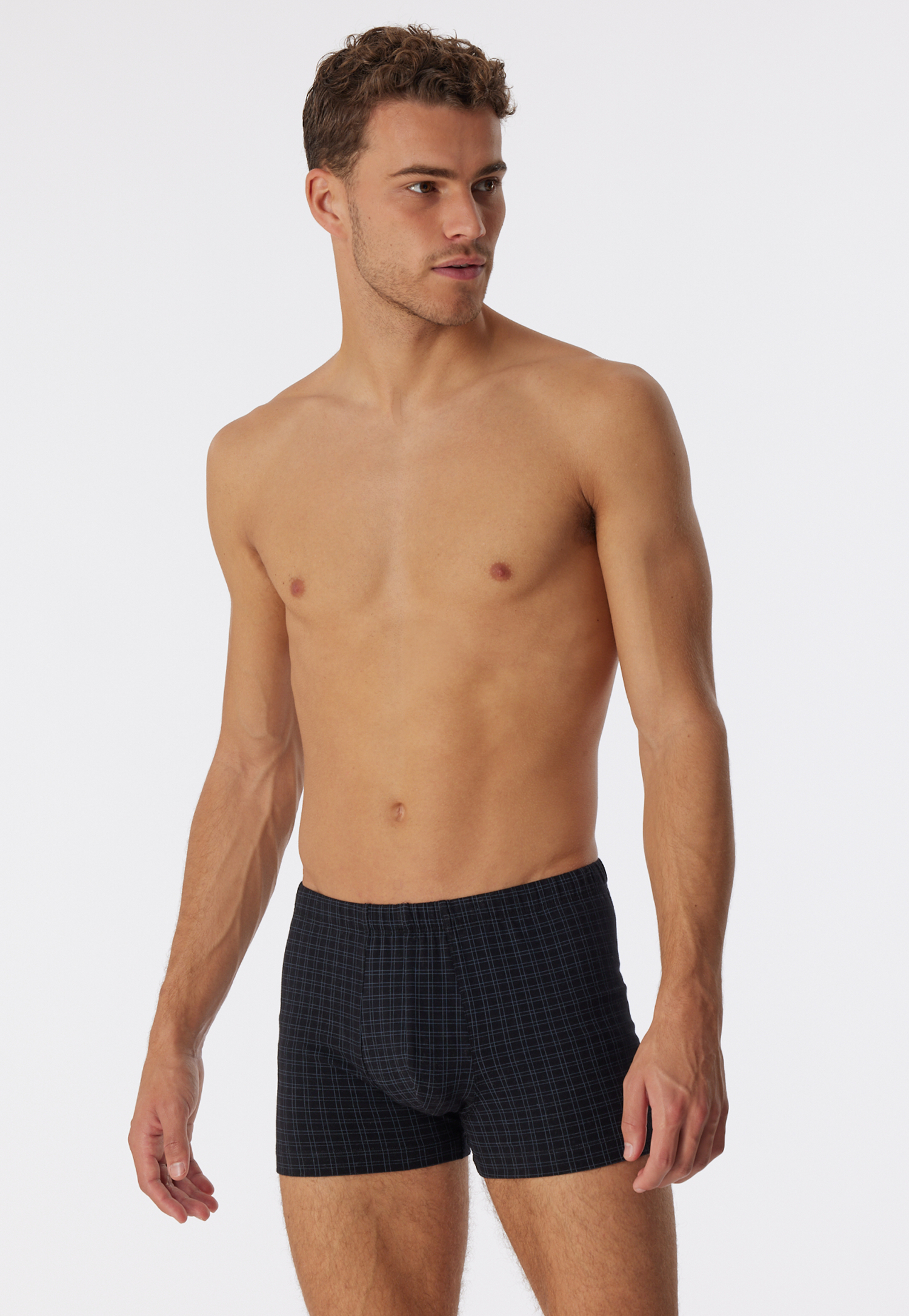 Shorts schwarz kariert - Cotton Casuals 5 Shorts schwarz kariert - Cotton Casuals 5 von Schiesser