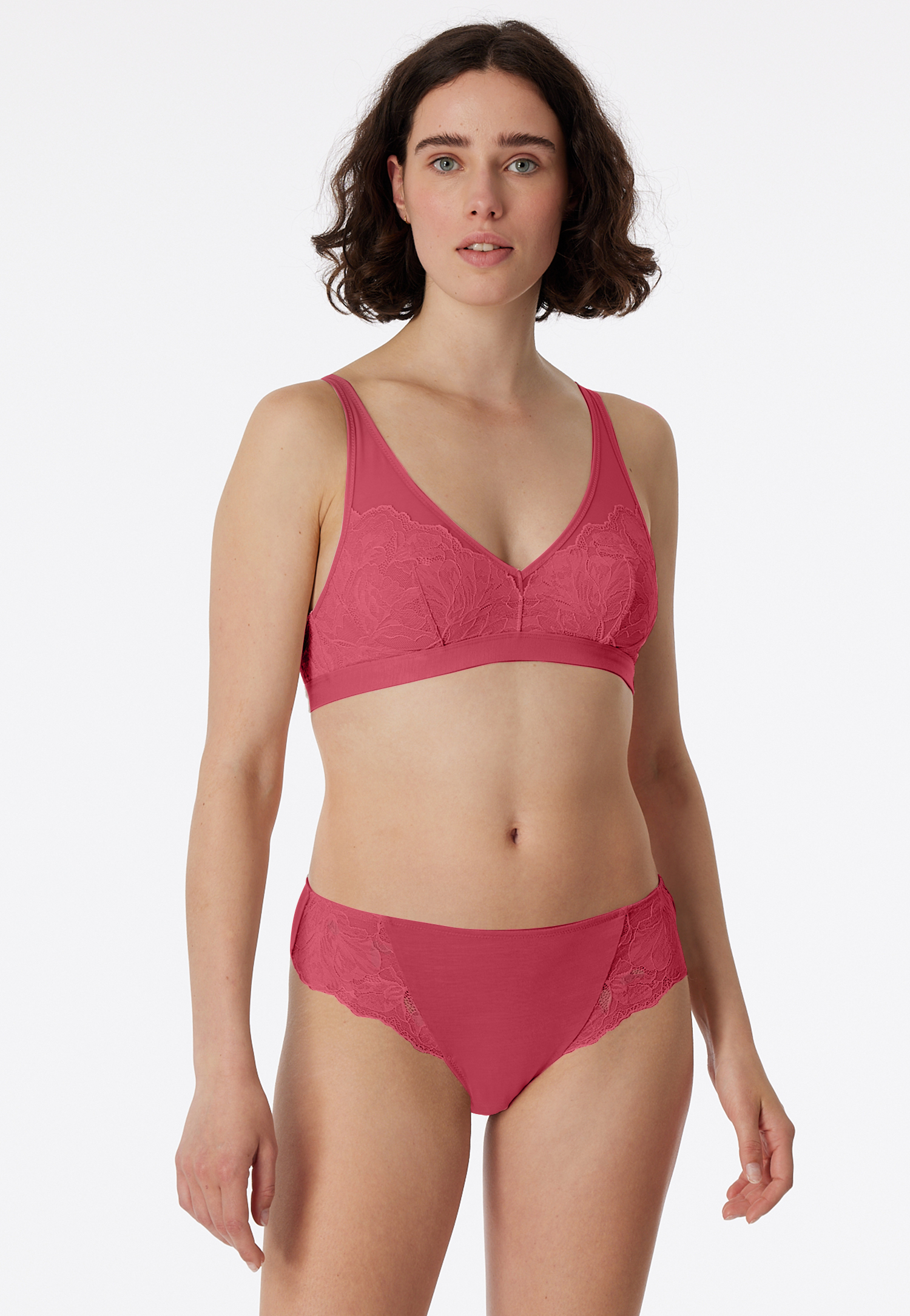 Slip Spitze pink - Modal & Lace 34 von Schiesser