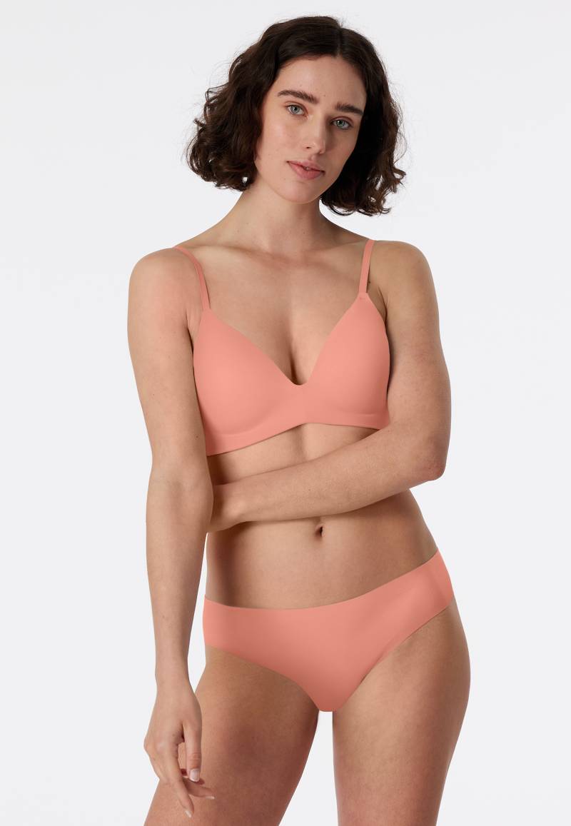 Slip nahtlos apricot - Invisible Cotton 36 von Schiesser