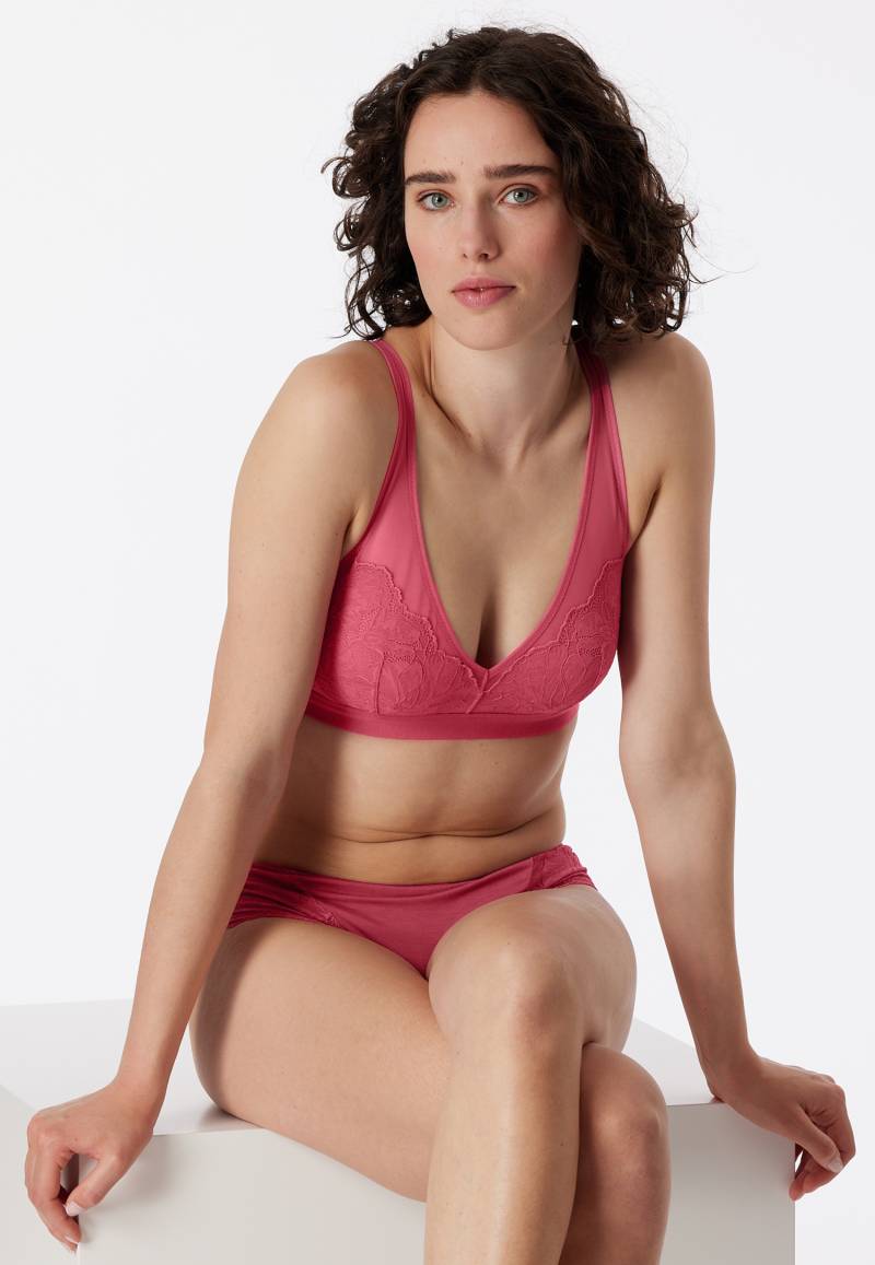 Soft BH bügellos Racerback pink - Modal & Lace 75C von Schiesser