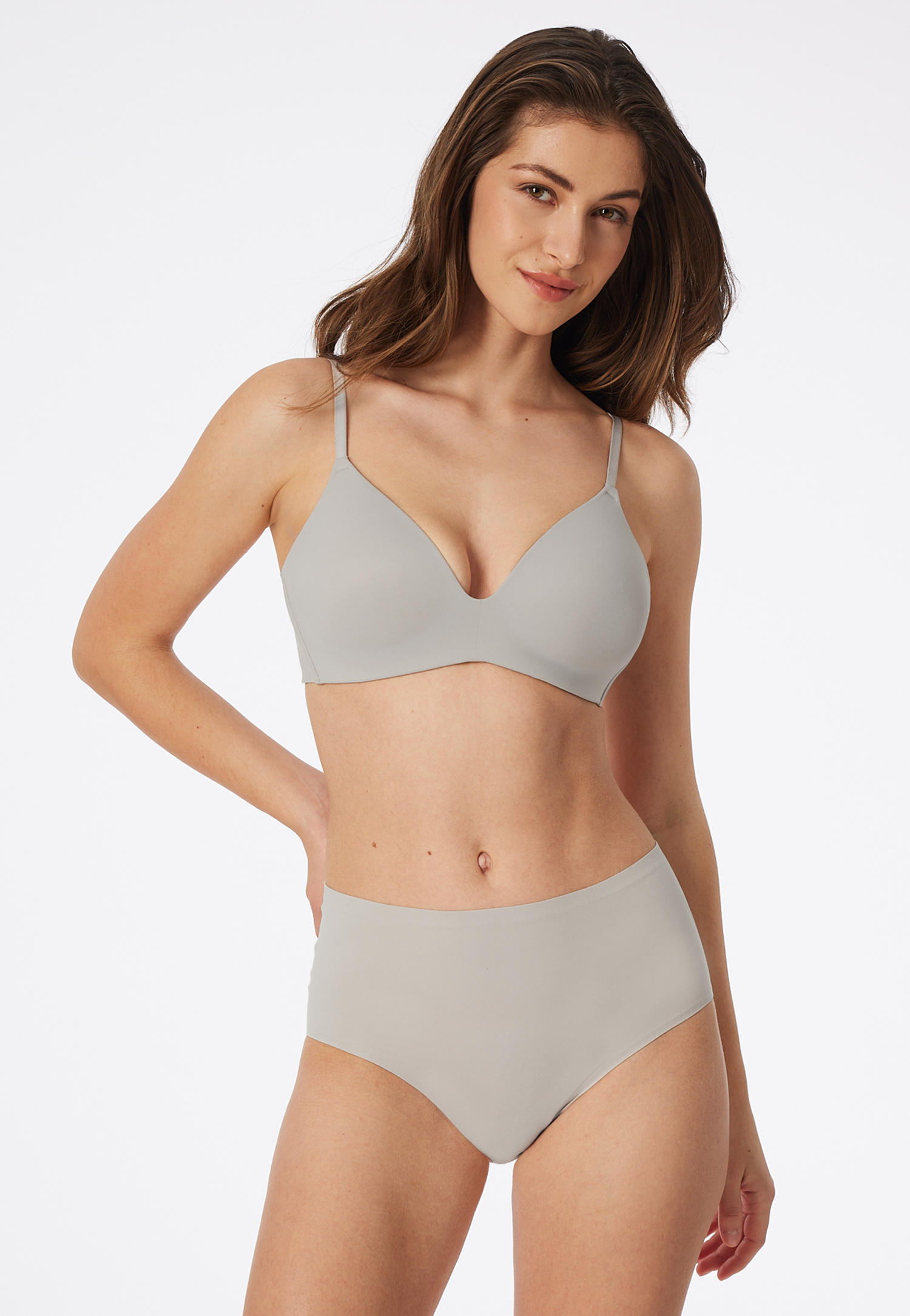 Soft-BH gepadded ohne Bügel grau-jaspe - Invisible Soft 85B Soft-BH gepadded ohne Bügel grau-jaspe - Invisible Soft 85B von Schiesser