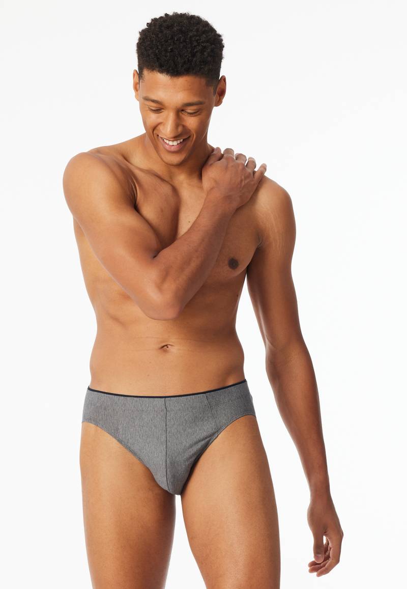 Supermini-Slip nachtblau gestreift - Premium Jacquard 5 von Schiesser