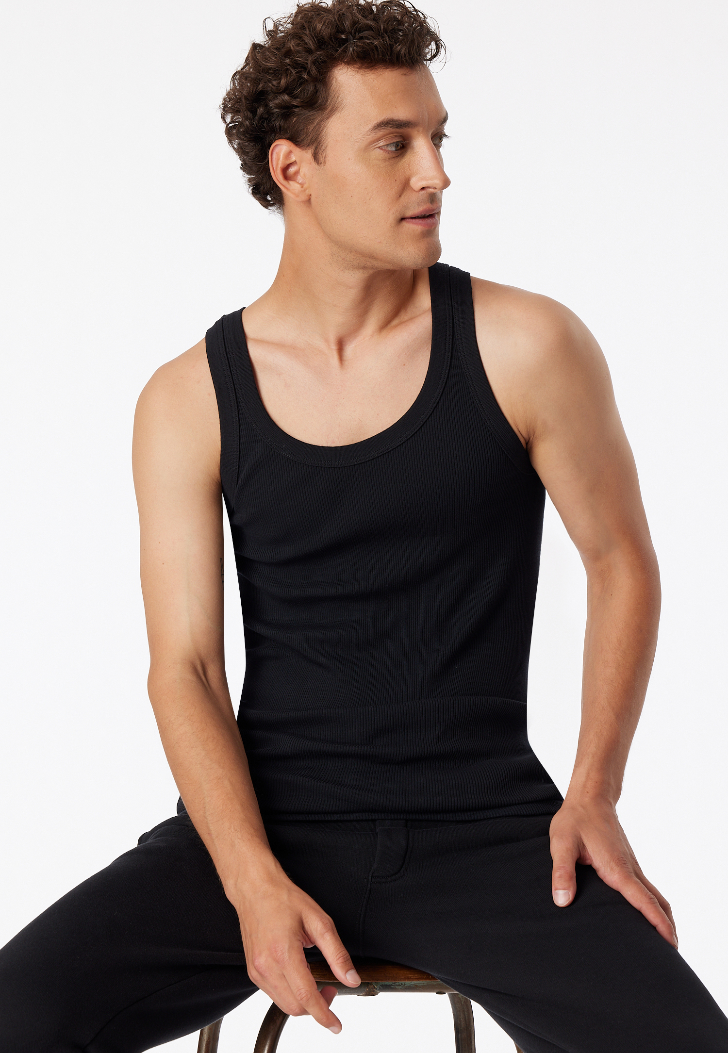 Tank Top schwarz - Revival Friedrich 4 Tank Top schwarz - Revival Friedrich 4 von Schiesser