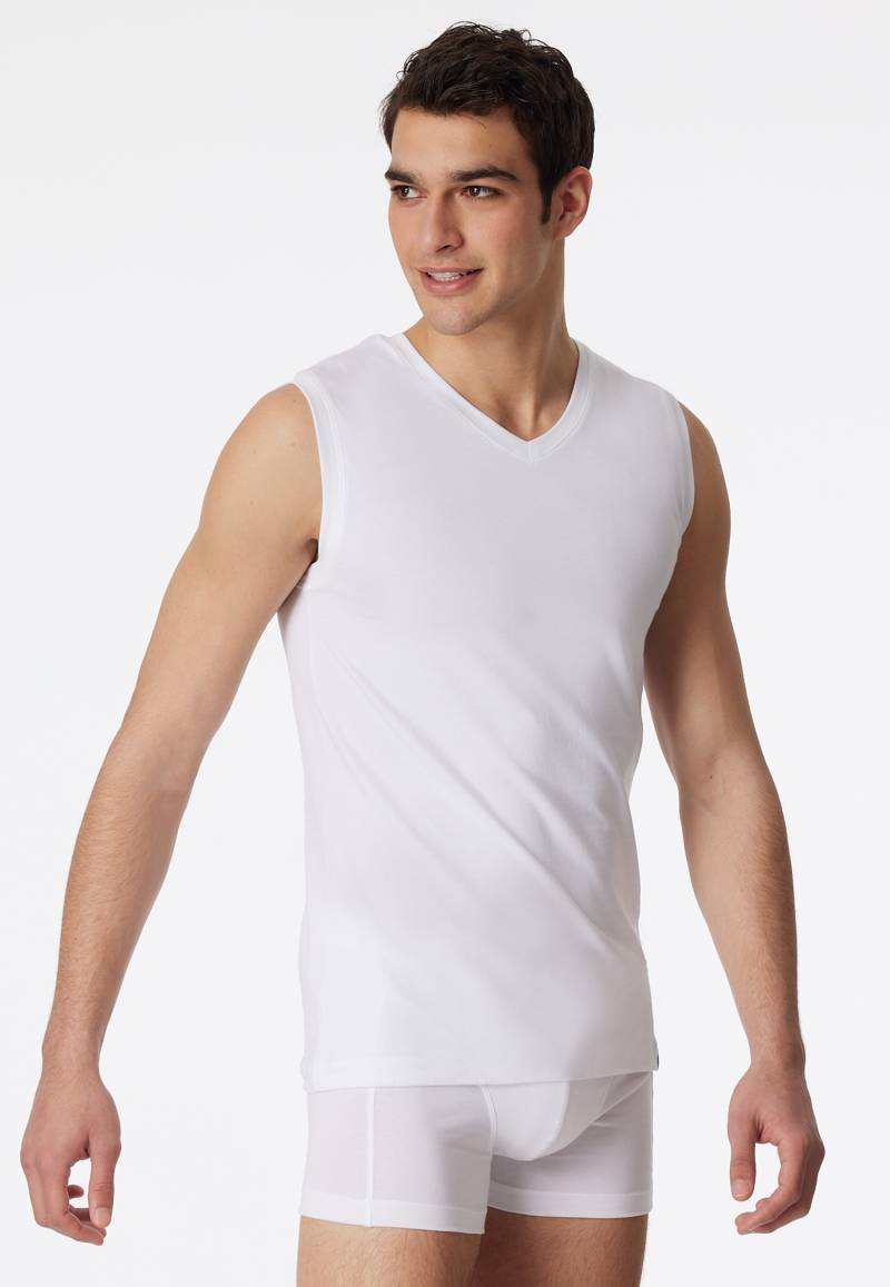 Tank Top weiß - Long Life Cotton 4 von Schiesser