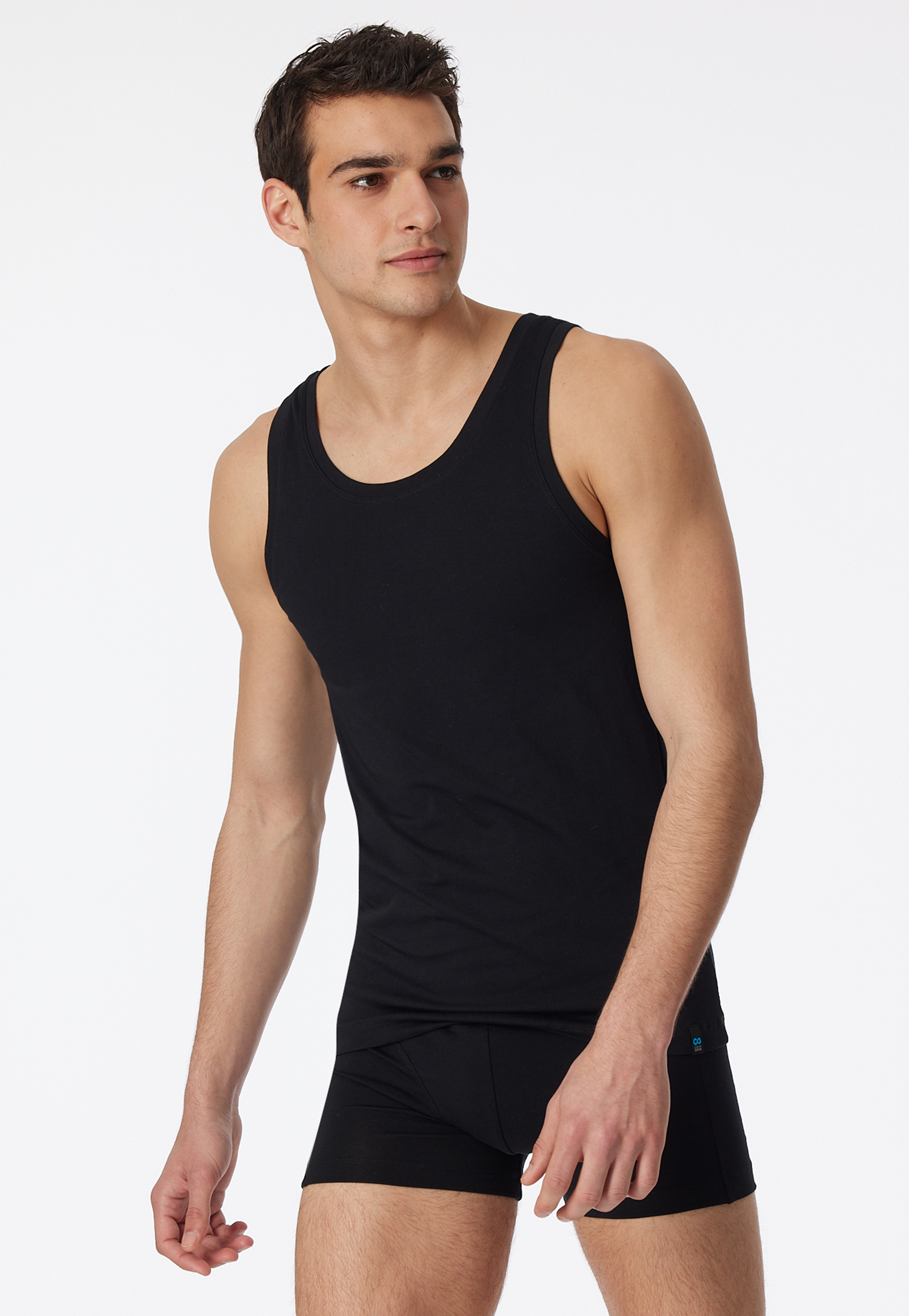 Unterhemd schwarz - Long Life Cotton 5 Unterhemd schwarz - Long Life Cotton 5 von Schiesser