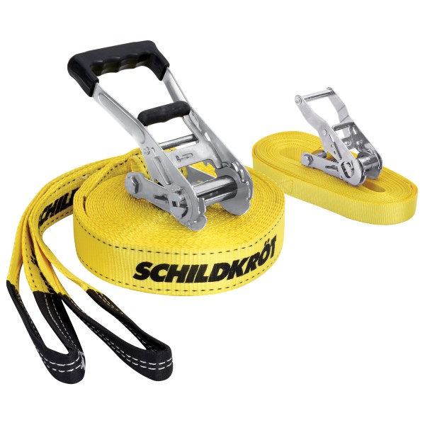 Schildkröt Fun Sports - Slackline + Teaching Line - Slackline Gr 15 m - 5 cm gelb von Schildkröt Fun Sports