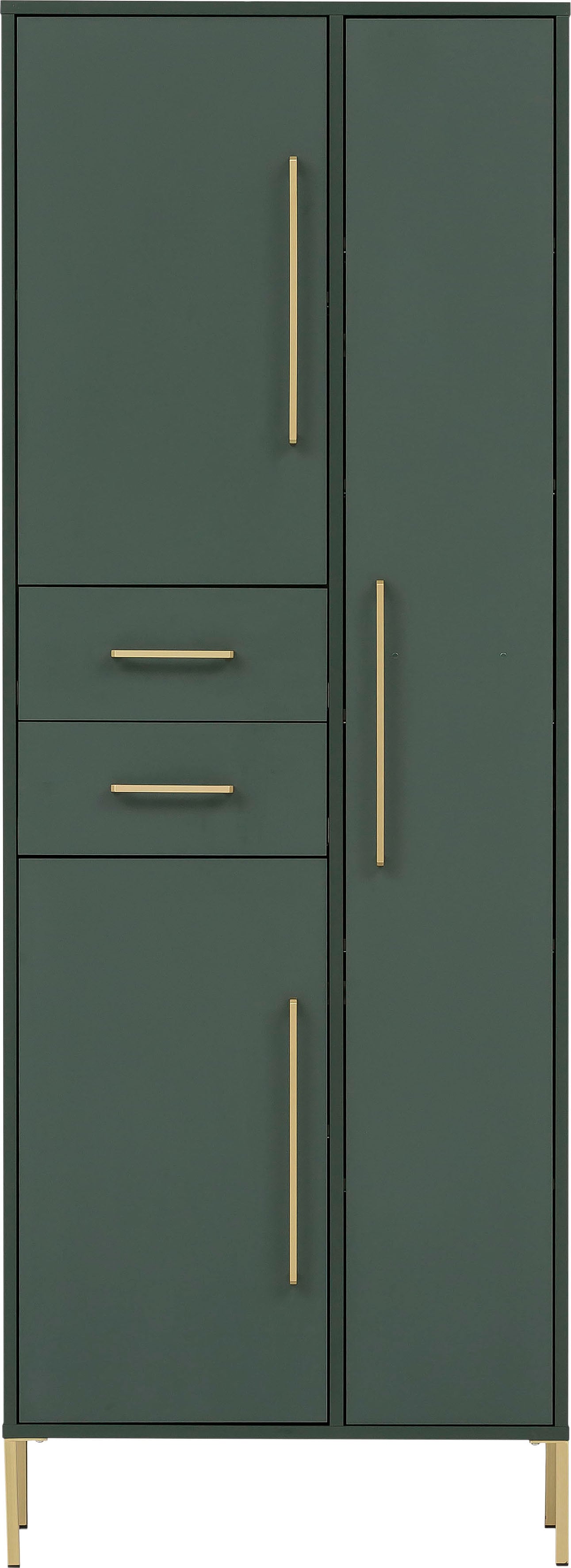 welltime Garderobenschrank »Kent mit goldfarbenen Griffen«, Breite 67,1 cm, made in Germany welltime Garderobenschrank »Kent mit goldfarbenen Griffen«, Breite 67,1 cm, made in Germany von welltime