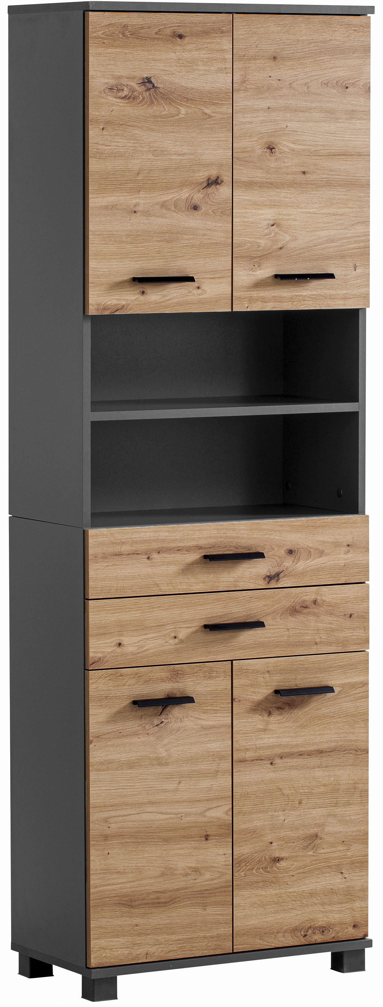 Schildmeyer Hochschrank »Palermo, Made in Germany«, Breite 60 cm, verstellbare Einlegeböden, Metallgriffe von Schildmeyer