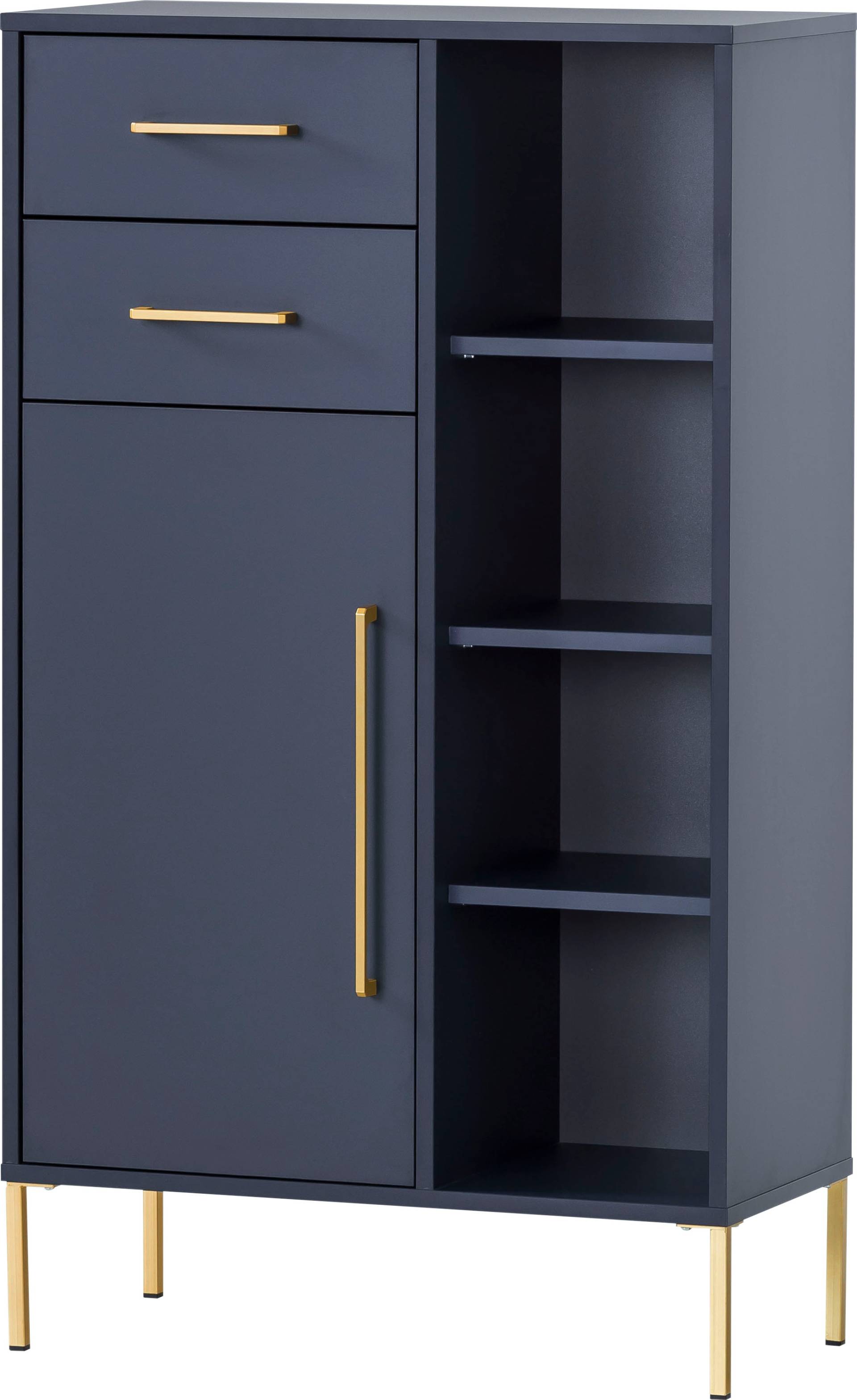welltime Midischrank »Kent mit goldfarbenen Griffen«, Breite 67,1 cm, made in Germany welltime Midischrank »Kent mit goldfarbenen Griffen«, Breite 67,1 cm, made in Germany von welltime