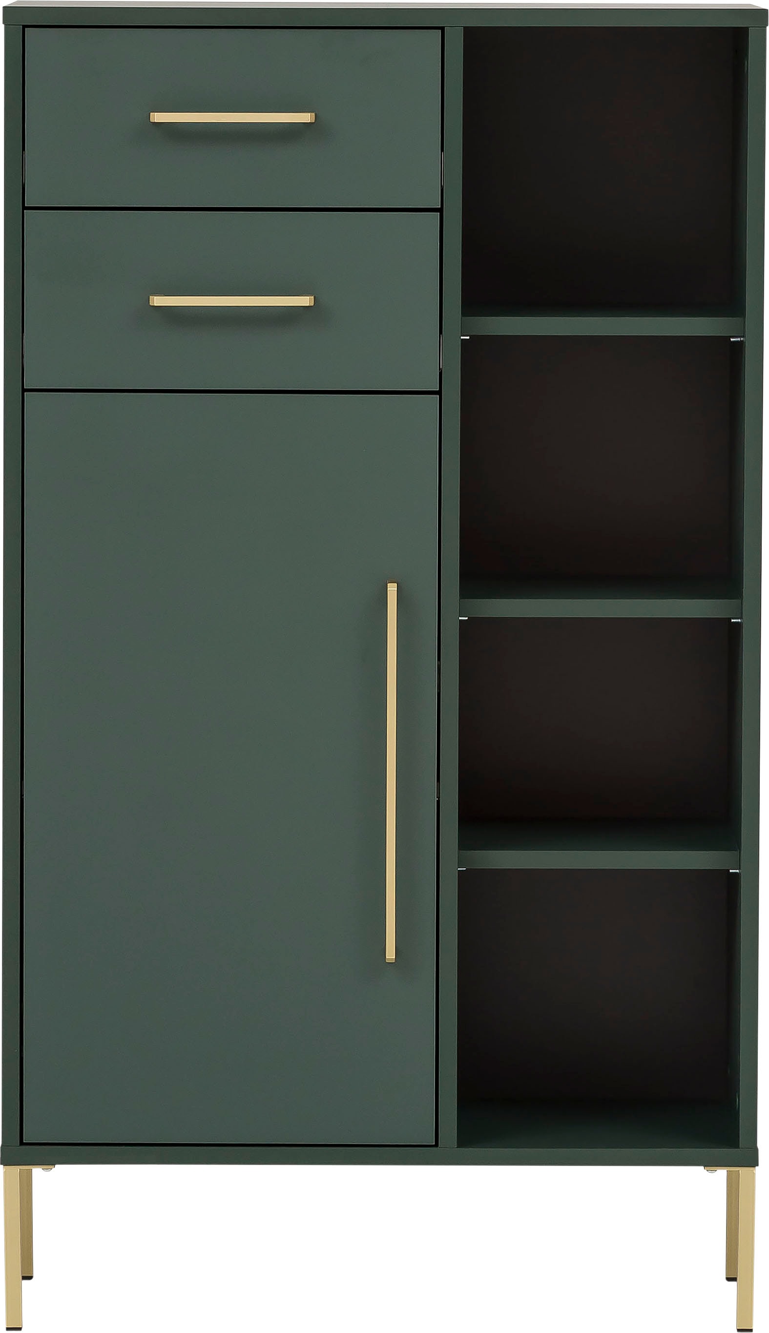 welltime Midischrank »Kent mit goldfarbenen Griffen«, Breite 67,1 cm, made in Germany welltime Midischrank »Kent mit goldfarbenen Griffen«, Breite 67,1 cm, made in Germany von welltime