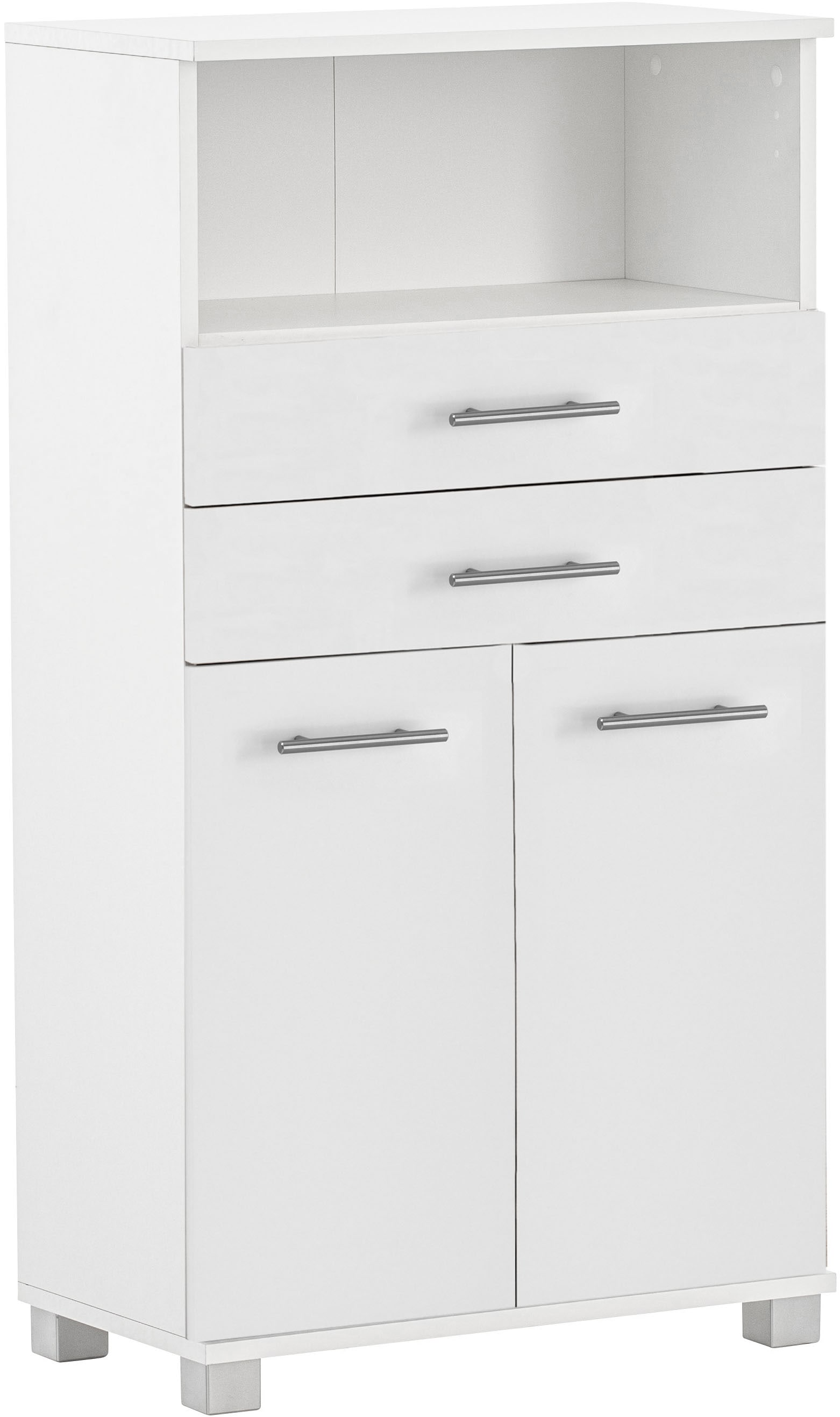 welltime Midischrank »Emmi, Breite 59 cm«, 2 Türen, Metallbeschläge von welltime