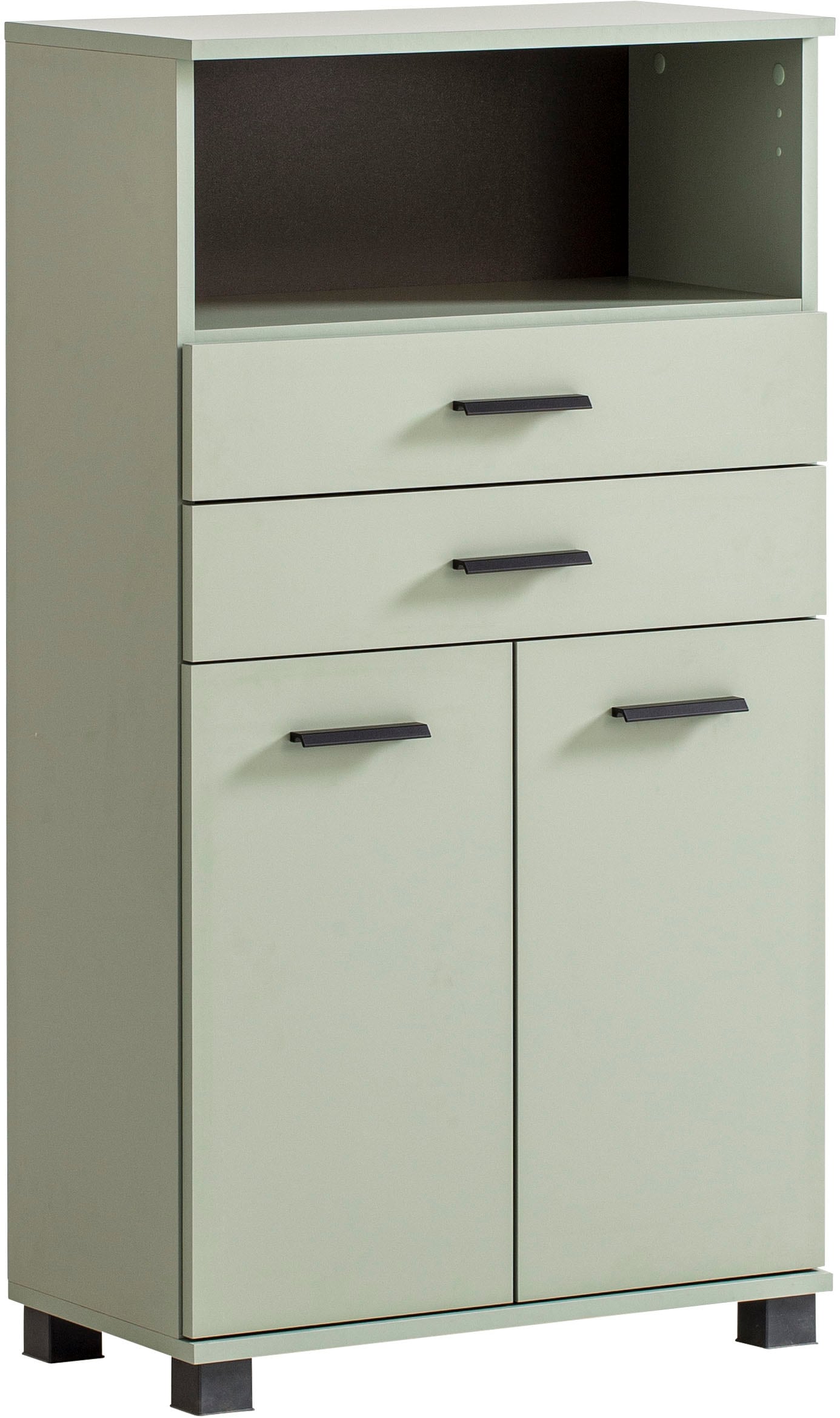 welltime Midischrank »Palermo, Breite 60 cm made in Germany«, Metallbeschläge von welltime