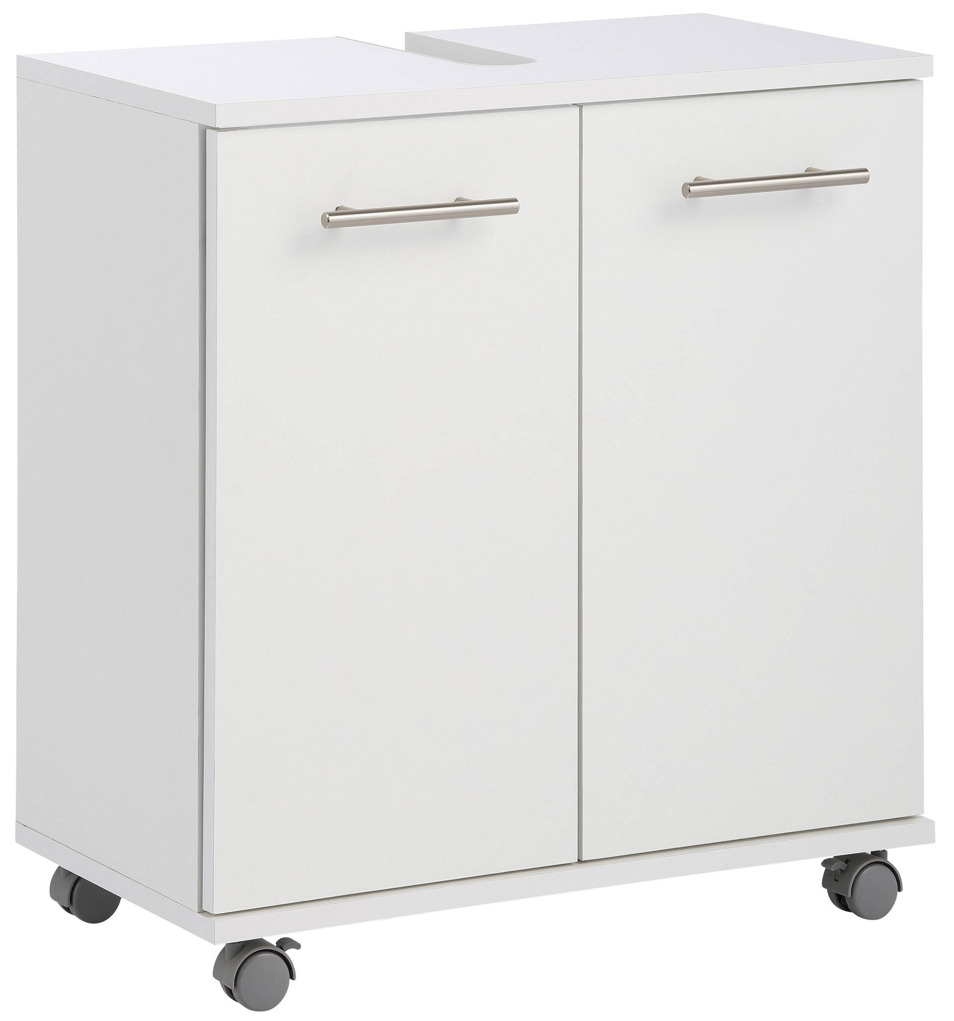 welltime Waschbeckenunterschrank »Emmi, Breite 59 cm«, Siphonausschnitt, Metallbeschläge welltime Waschbeckenunterschrank »Emmi, Breite 59 cm«, Siphonausschnitt, Metallbeschläge von welltime