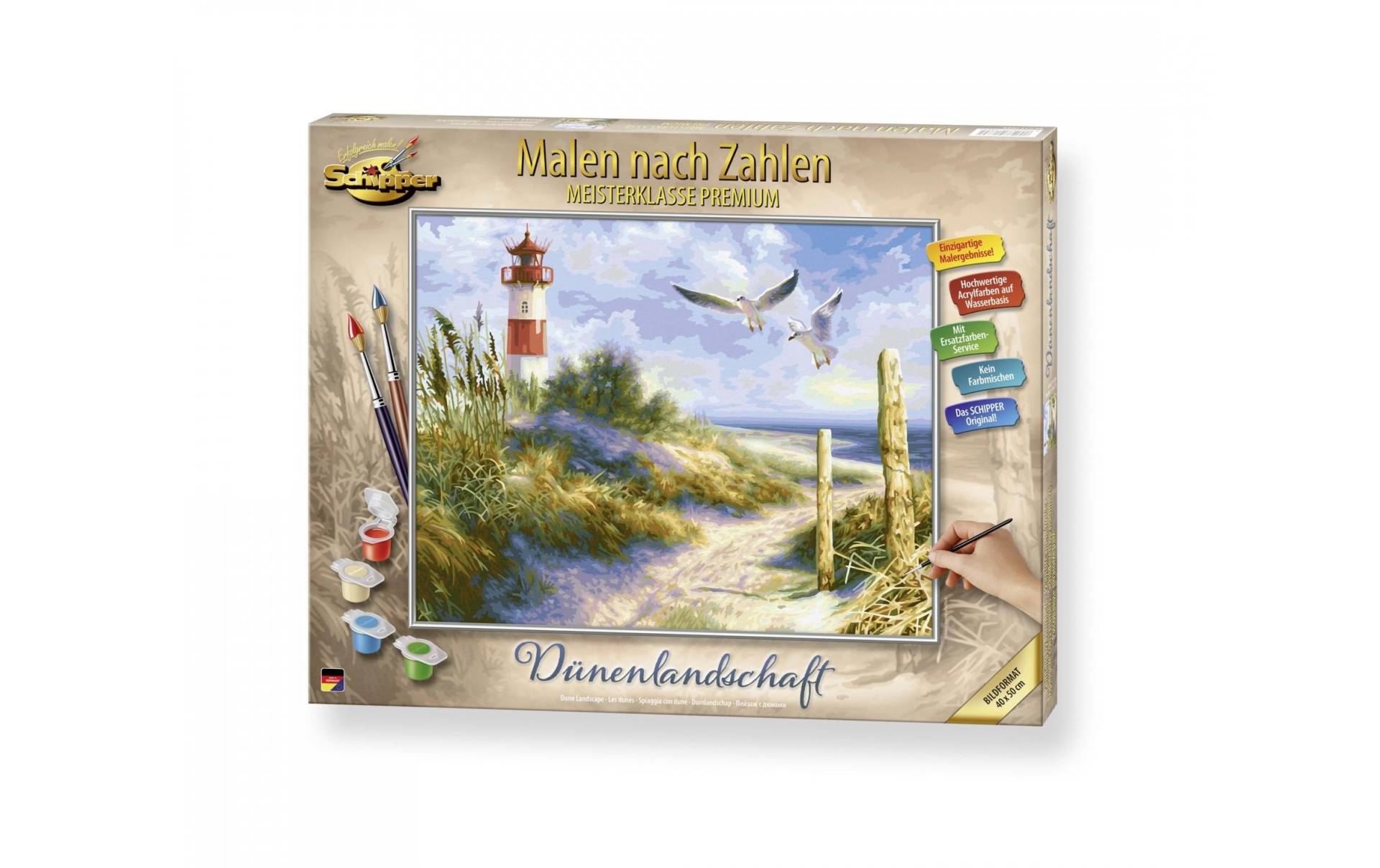 Schipper Malen nach Zahlen »Dünenlandschaft mit Leuchtturm« Schipper Malen nach Zahlen »Dünenlandschaft mit Leuchtturm« von Schipper