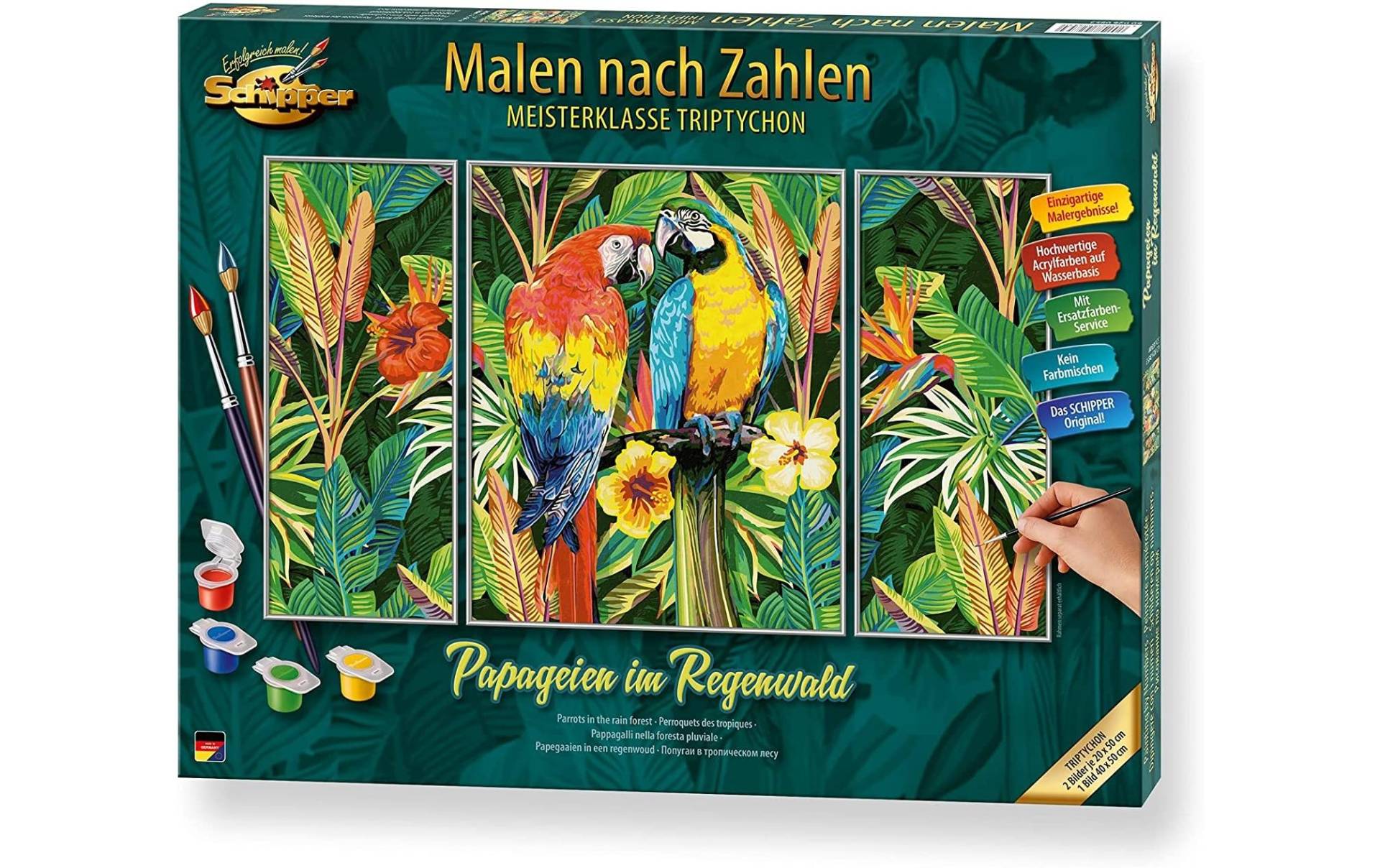 Schipper Malen nach Zahlen »Papageien im Regenwald« Schipper Malen nach Zahlen »Papageien im Regenwald« von Schipper