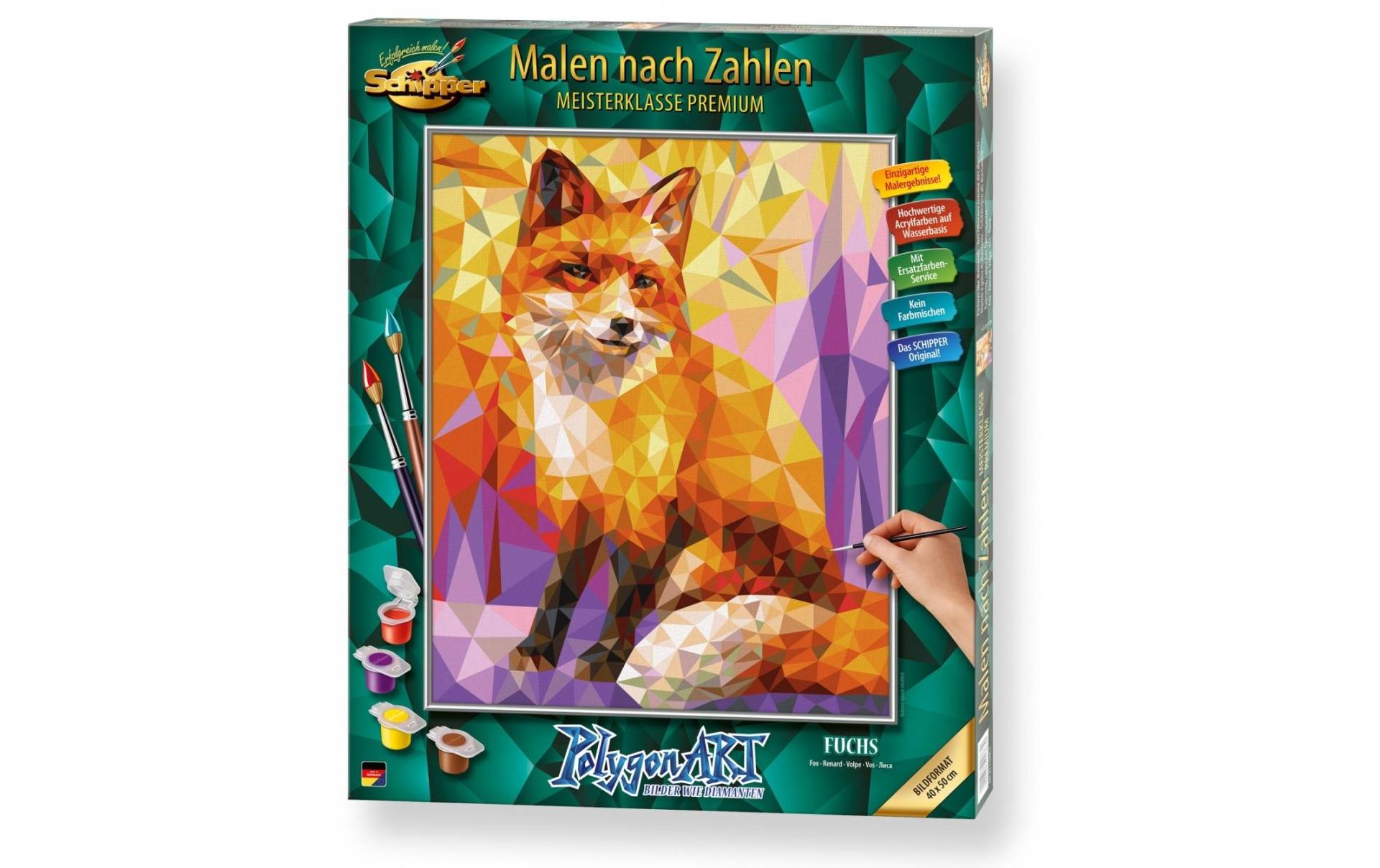 Schipper Malen nach Zahlen »Polygon Art Fuchs« Schipper Malen nach Zahlen »Polygon Art Fuchs« von Schipper