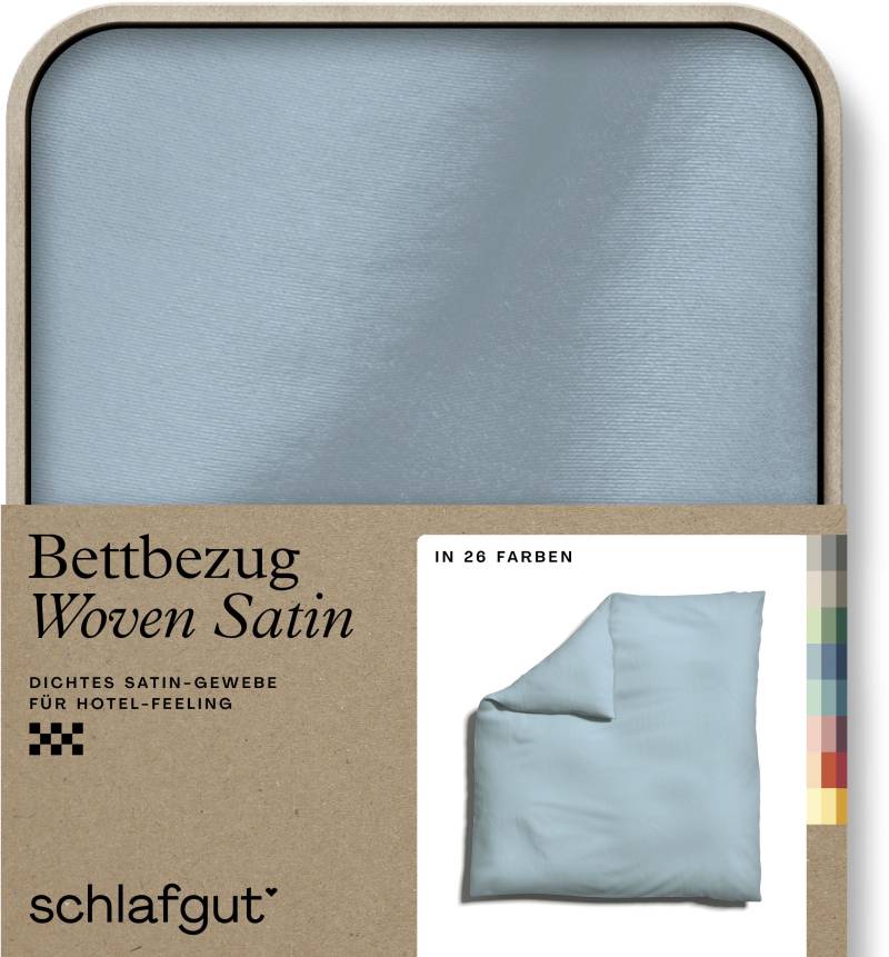 Schlafgut Bettbezug »Woven Satin«, (1 St.), besonders dicht gewebt, Mix & Match: passender Kissenbezug erhältlich von Schlafgut