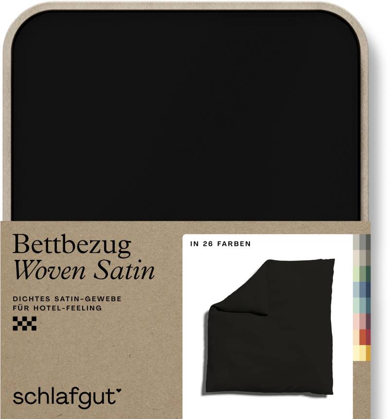 Schlafgut Bettbezug »Woven Satin«, (1 St.), besonders dicht gewebt, Mix & Match: passender Kissenbezug erhältlich von Schlafgut