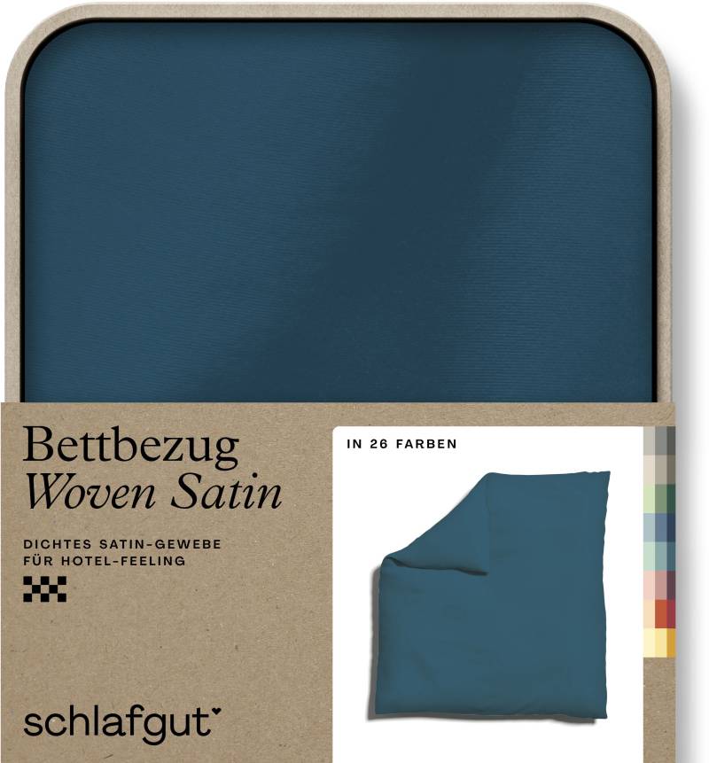 Schlafgut Bettbezug »Woven Satin«, (1 St.), besonders dicht gewebt, Mix & Match: passender Kissenbezug erhältlich von Schlafgut