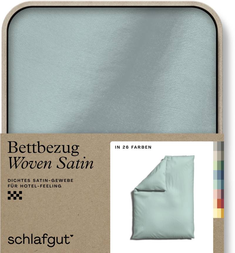 Schlafgut Bettbezug »Woven Satin«, (1 St.), besonders dicht gewebt, Mix & Match: passender Kissenbezug erhältlich von Schlafgut