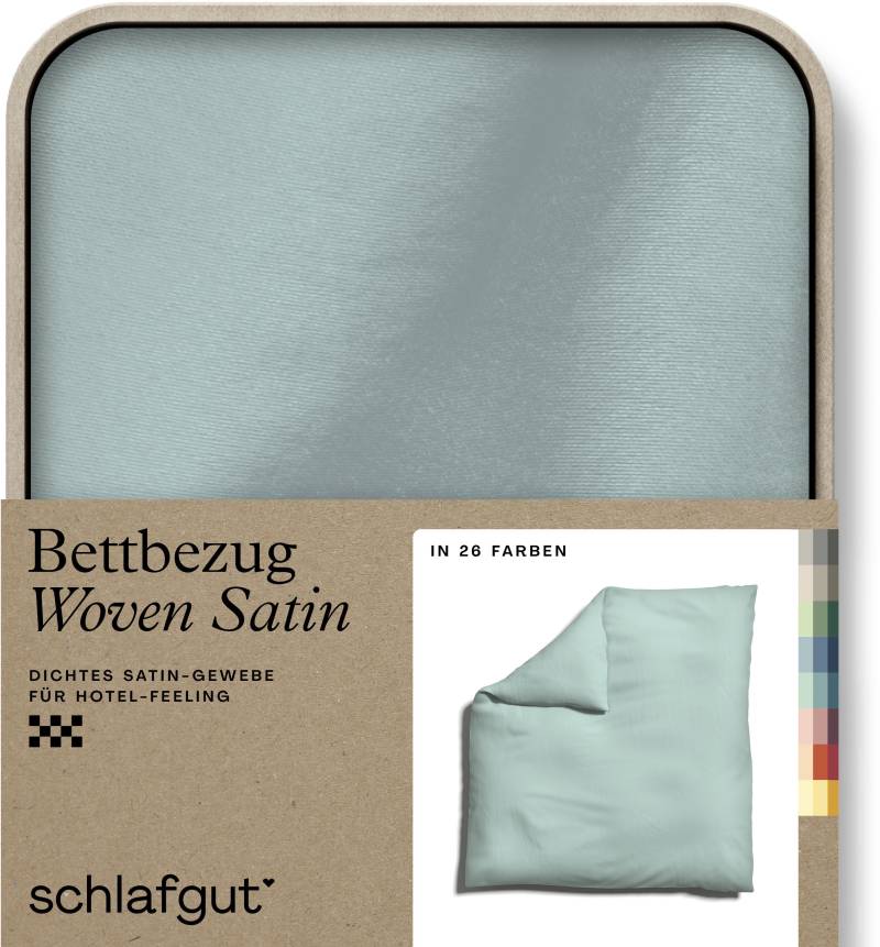 Schlafgut Bettbezug »Woven Satin«, (1 St.), besonders dicht gewebt, Mix & Match: passender Kissenbezug erhältlich von Schlafgut