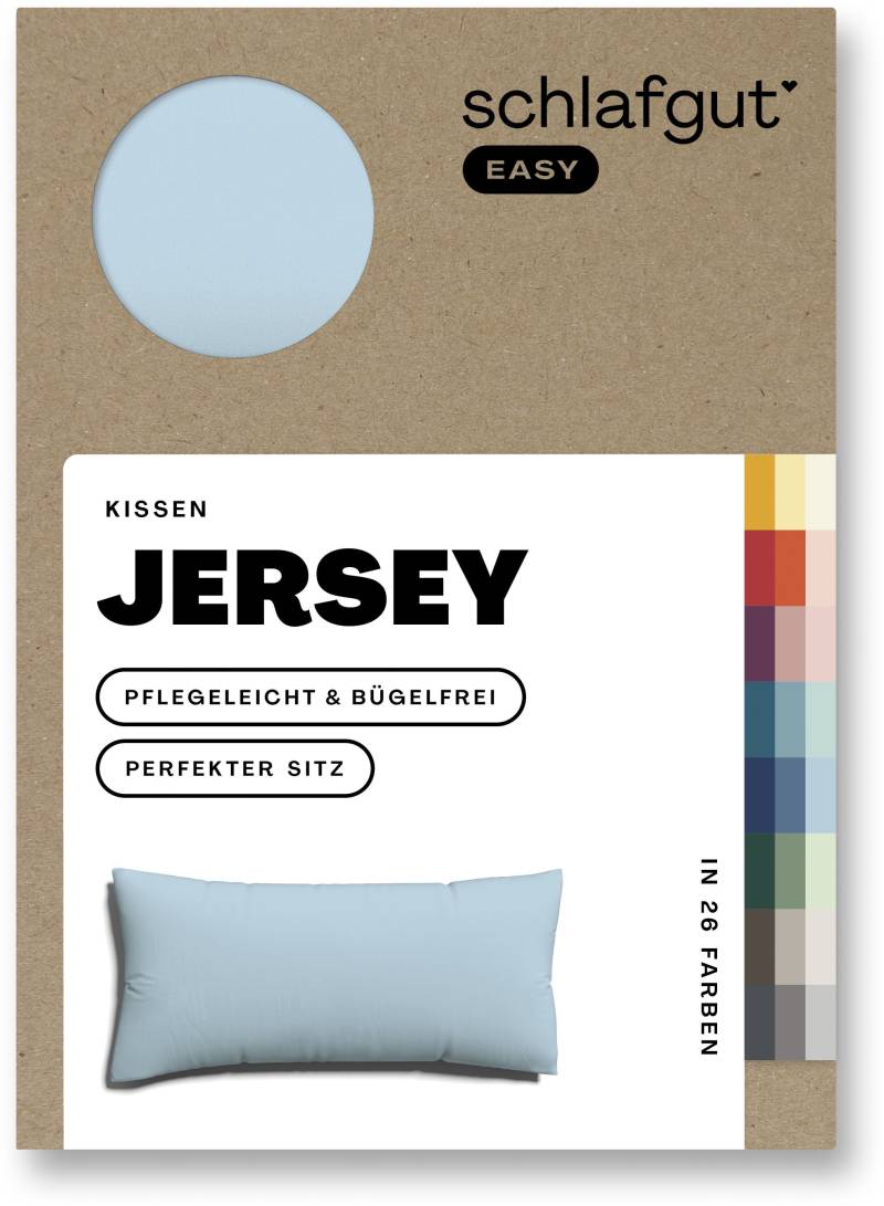 Schlafgut Kissenbezug »EASY Jersey«, (1 St.), Kissenhülle mit Reissverschluss, weich und saugfähig, Kissenbezug von Schlafgut