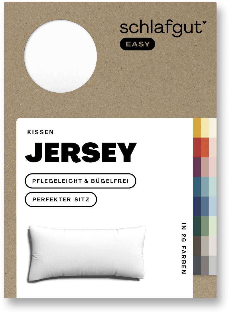 Schlafgut Kissenbezug »EASY Jersey«, (1 St.), Kissenhülle mit Reissverschluss, weich und saugfähig, Kissenbezug von Schlafgut