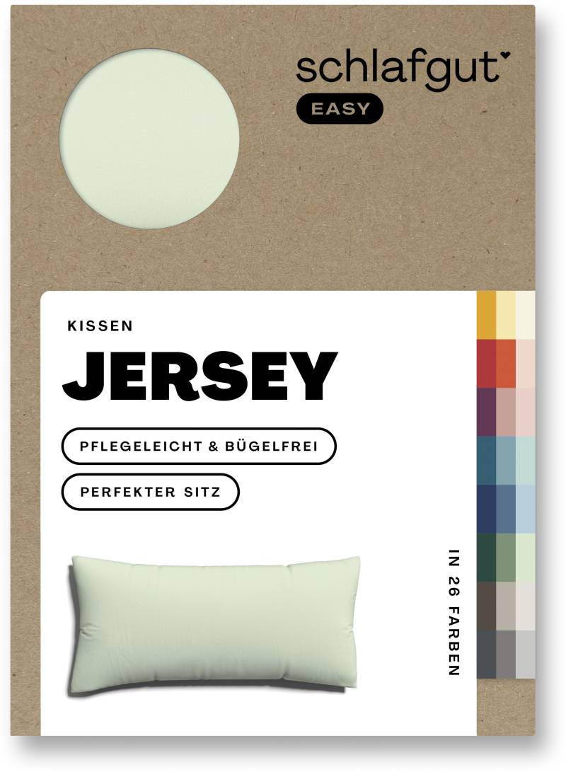 Schlafgut Kissenbezug »EASY Jersey«, (1 St.), Kissenhülle mit Reissverschluss, weich und saugfähig, Kissenbezug von Schlafgut