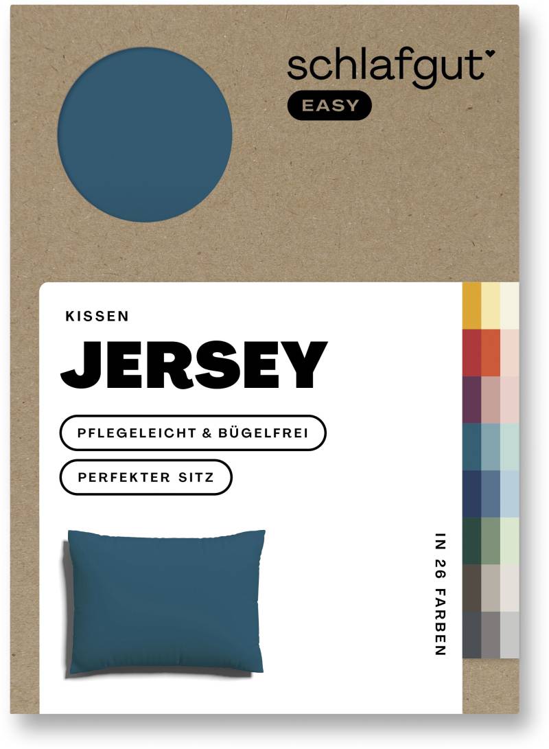 Schlafgut Kissenbezug »EASY Jersey«, (1 St.), Kissenhülle mit Reissverschluss, weich und saugfähig, Kissenbezug von Schlafgut