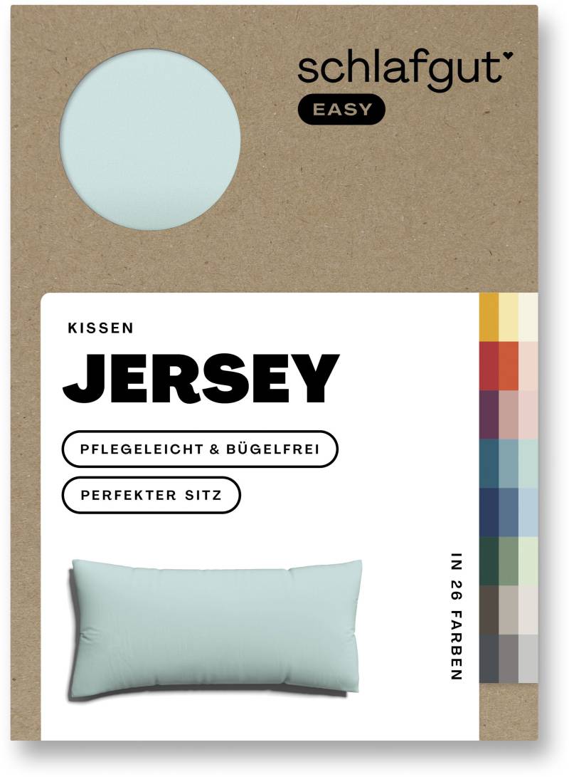 Schlafgut Kissenbezug »EASY Jersey«, (1 St.), Kissenhülle mit Reissverschluss, weich und saugfähig, Kissenbezug von Schlafgut