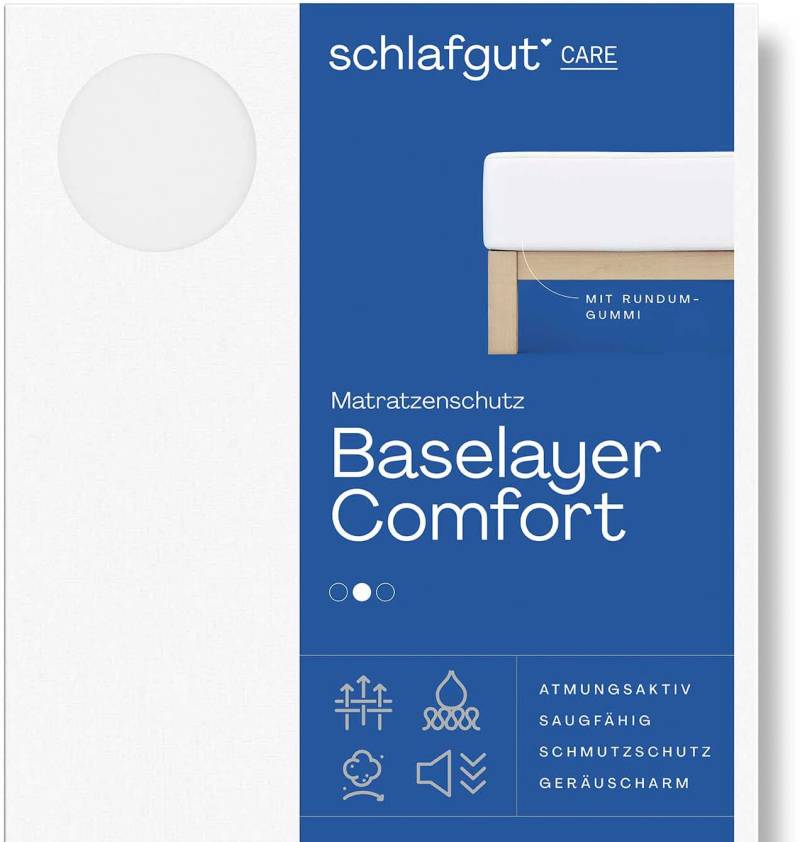 Schlafgut Matratzenauflage »Baselayer Matratzenschutz Comfort«, Wie ein Spannbettlaken von Schlafgut