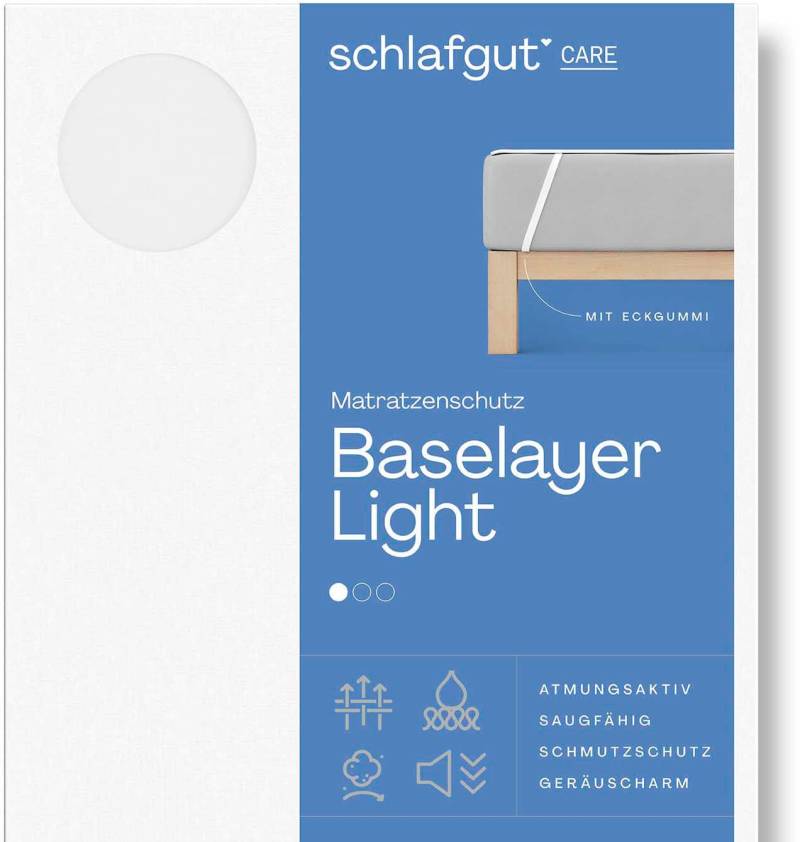 Schlafgut Matratzenauflage »Baselayer Matratzenschutz Light«, mit Eckgummis von Schlafgut