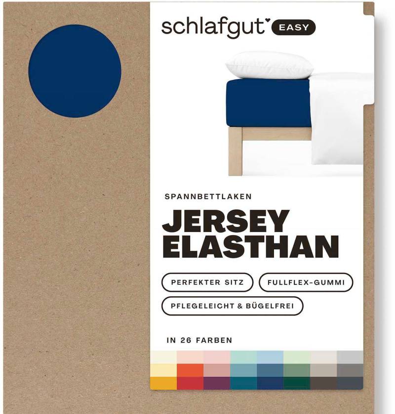 Schlafgut Spannbettlaken »EASY Jersey Elasthan«, MADE IN GREEN by OEKO-TEX® von Schlafgut