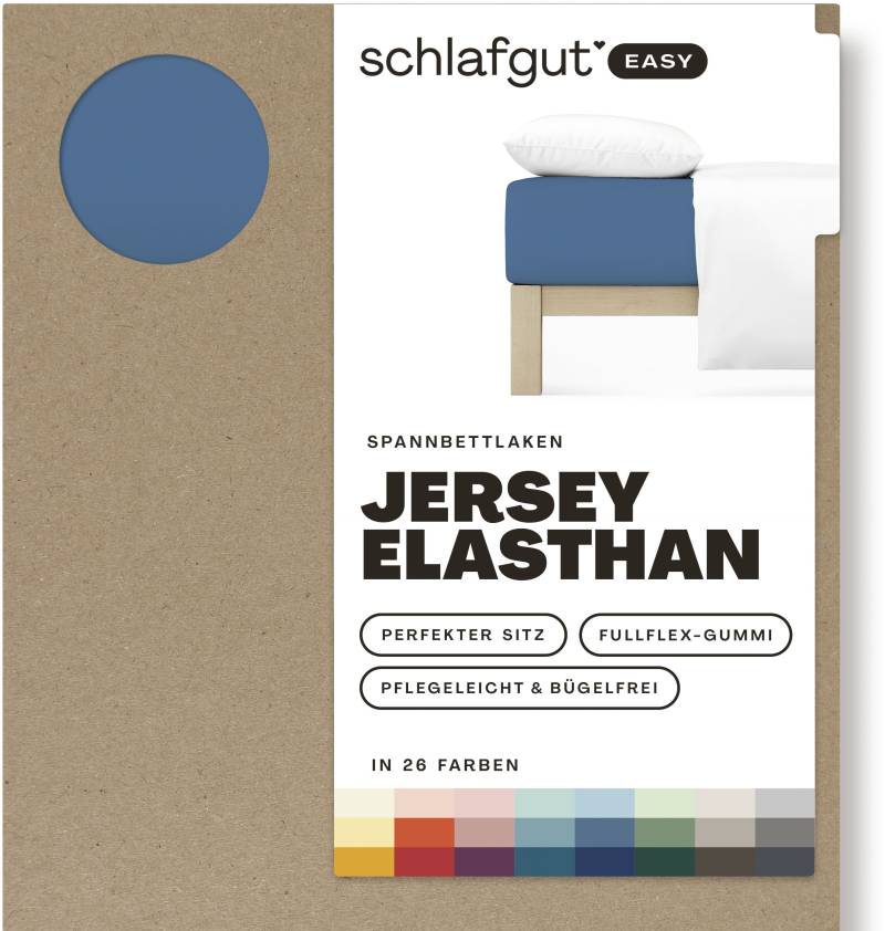 Schlafgut Spannbettlaken »EASY Jersey Elasthan«, MADE IN GREEN by OEKO-TEX® von Schlafgut