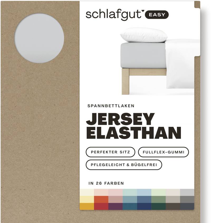 Schlafgut Spannbettlaken »EASY Jersey Elasthan«, MADE IN GREEN by OEKO-TEX® von Schlafgut