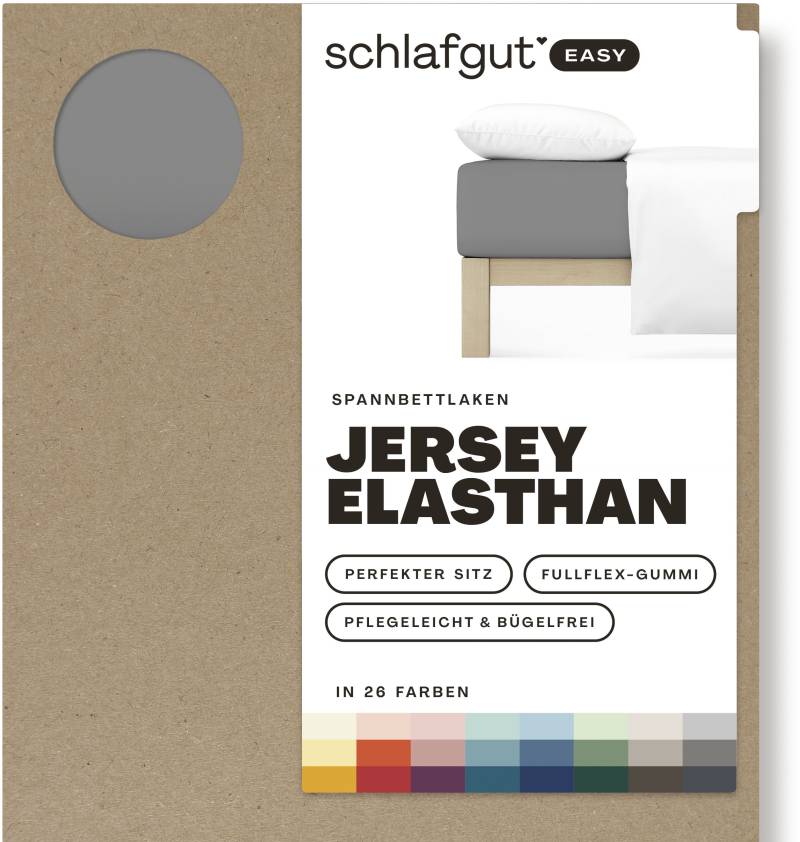 Schlafgut Spannbettlaken »EASY Jersey Elasthan«, MADE IN GREEN by OEKO-TEX® von Schlafgut