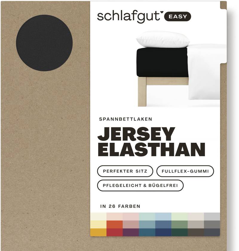 Schlafgut Spannbettlaken »EASY Jersey Elasthan«, MADE IN GREEN by OEKO-TEX® von Schlafgut