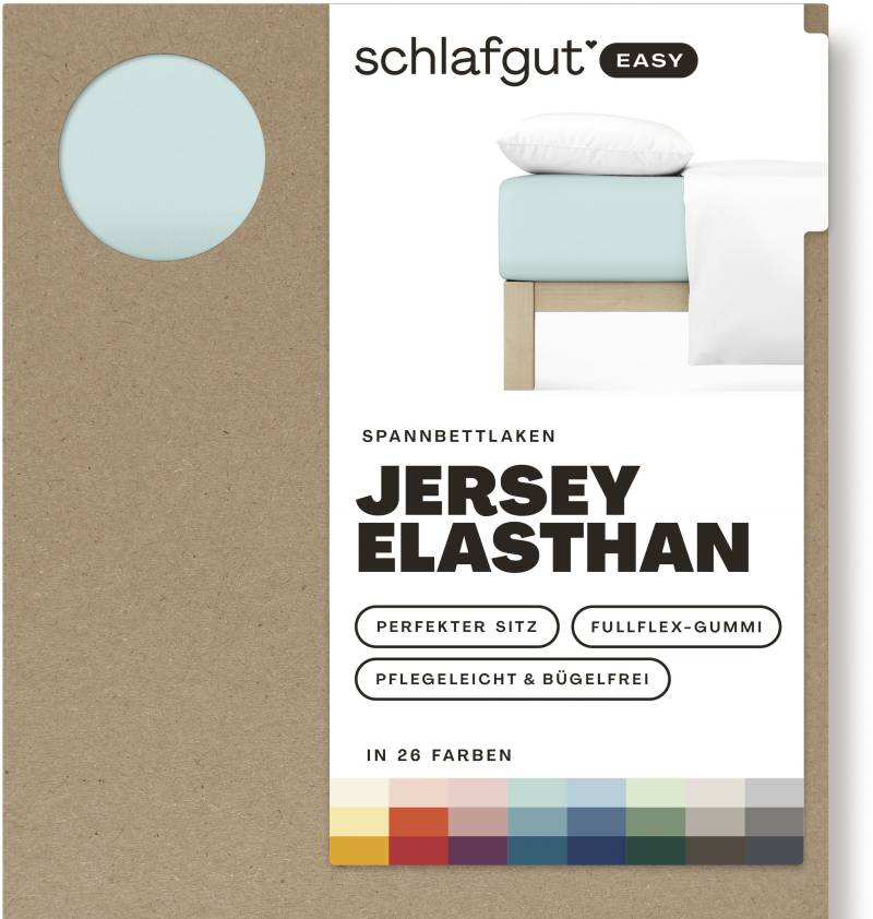 Schlafgut Spannbettlaken »EASY Jersey Elasthan«, MADE IN GREEN by OEKO-TEX® von Schlafgut